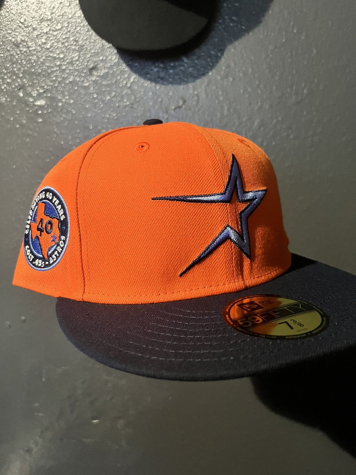 Hat Club Exclusive New Era Orange Crush 7 3/8 Astros (In Hand) Fast Ship!