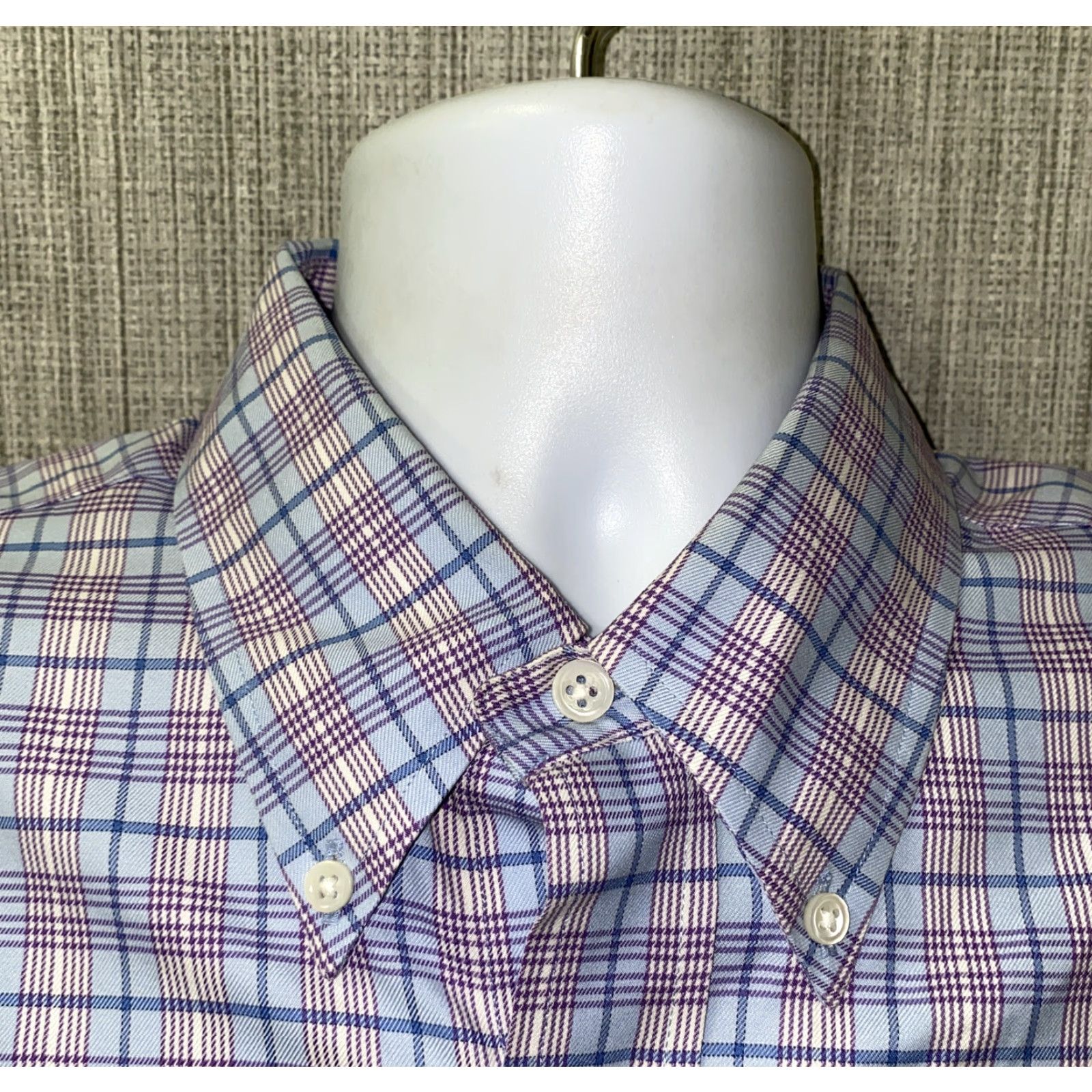 Brooks Brothers Brooks Brothers Shirt Mens Long Sleeve Plaid Button-Up L Multicolor Colorful Non Iron Cotton Button Front Regular Size L Size US L / EU 52-54 / 3 - 3 Thumbnail