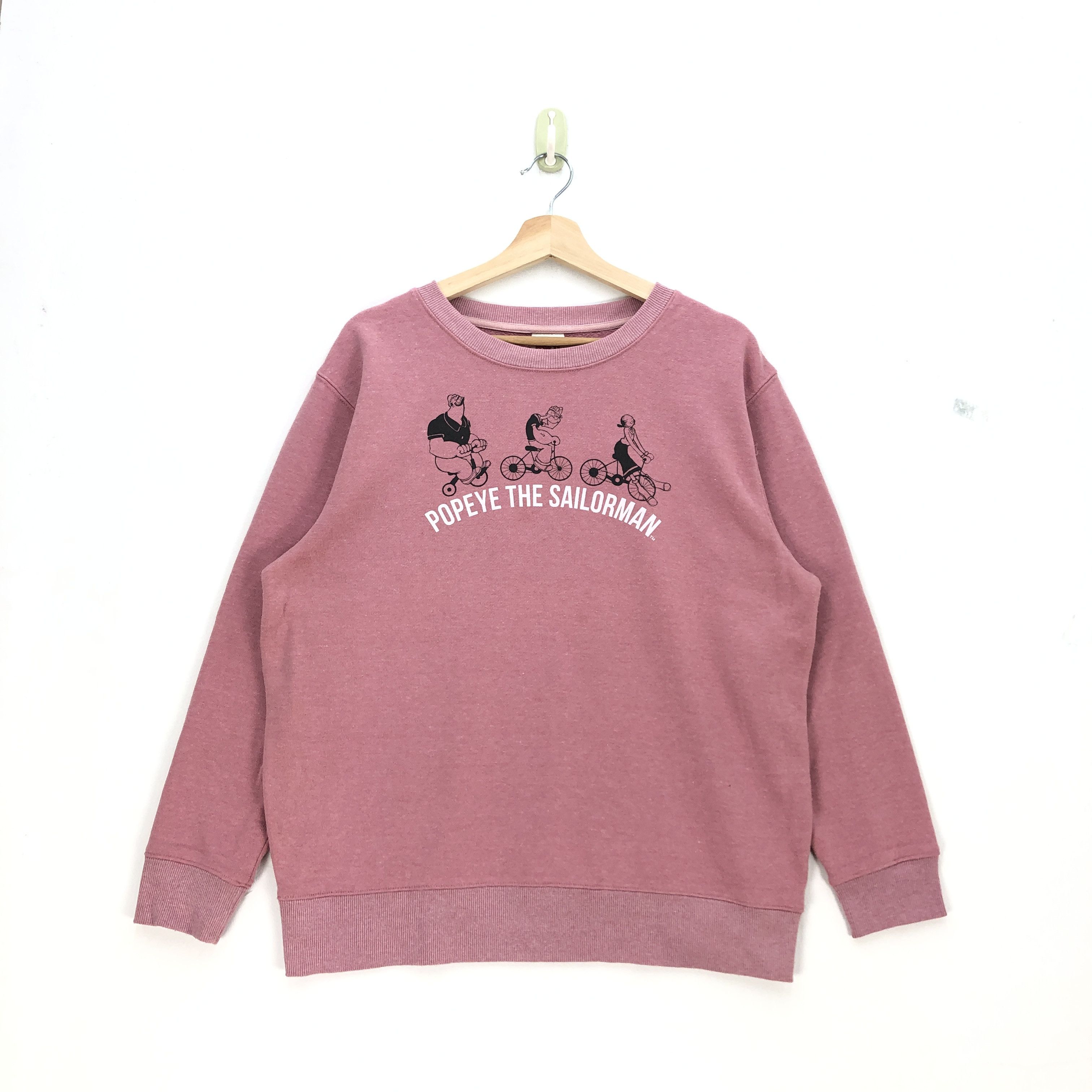 Cartoon Network × Vintage Vintage Popeye Sweatshirt Popeye Anime Sweater Jumper Size L / US 10 / IT 46 - 1 Thumbnail