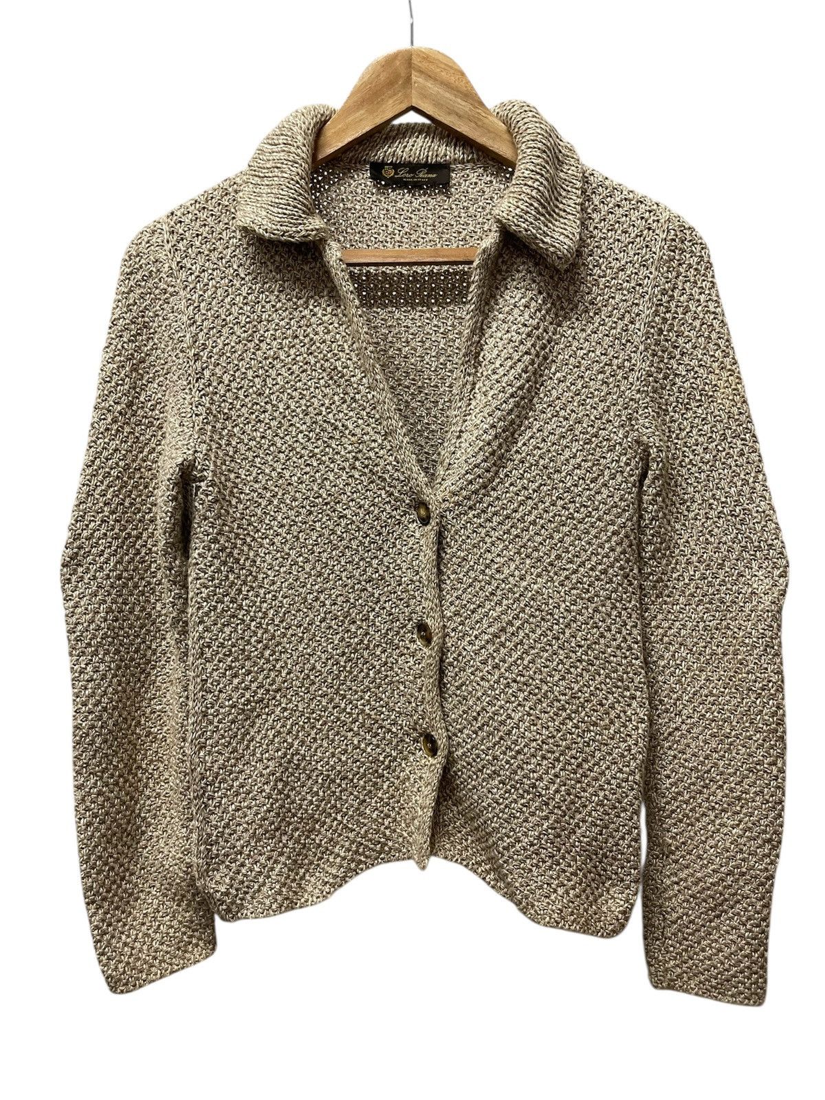Loro Piana Loro Piana Knitted Pattern Jacket Size S / US 4 / IT 40 - 3 Thumbnail
