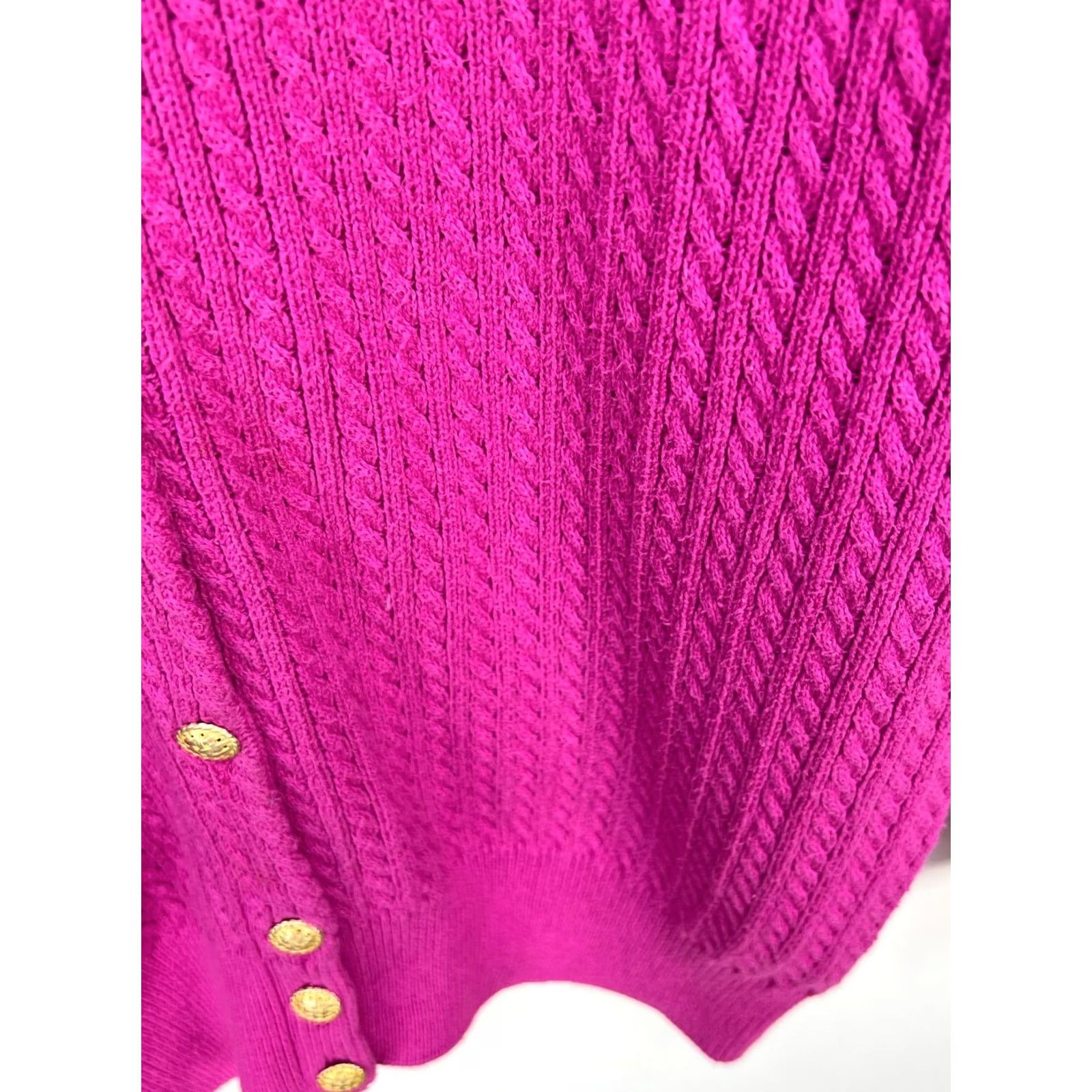 Johnstons Of Elgin Johnstons of Elgin Cotton Knit Sweater Cardigan Womens Size L Size L / US 10 / IT 46 - 7 Thumbnail