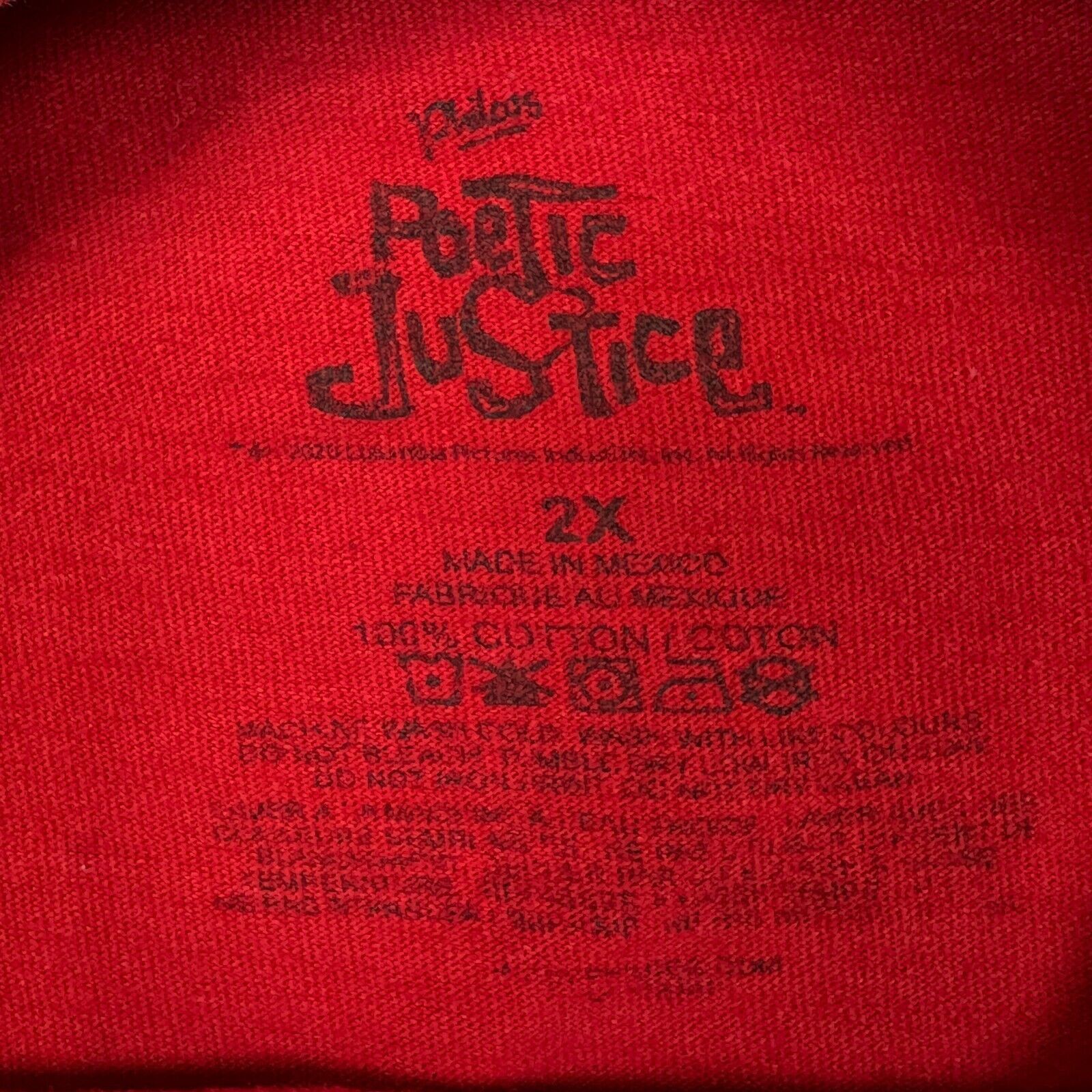 Makaveli × Vintage 2020 Tupac Shakur T Shirt Poetic Justice Short Sleeve Tee Size US XXL / EU 58 / 5 - 9 Thumbnail