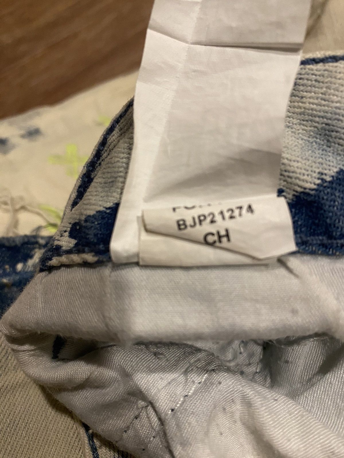 Hysteric Glamour Japan 🇯🇵 bleu noir inspired kapital/ undercover patchwork Size US 38 / EU 54 - 15 Thumbnail