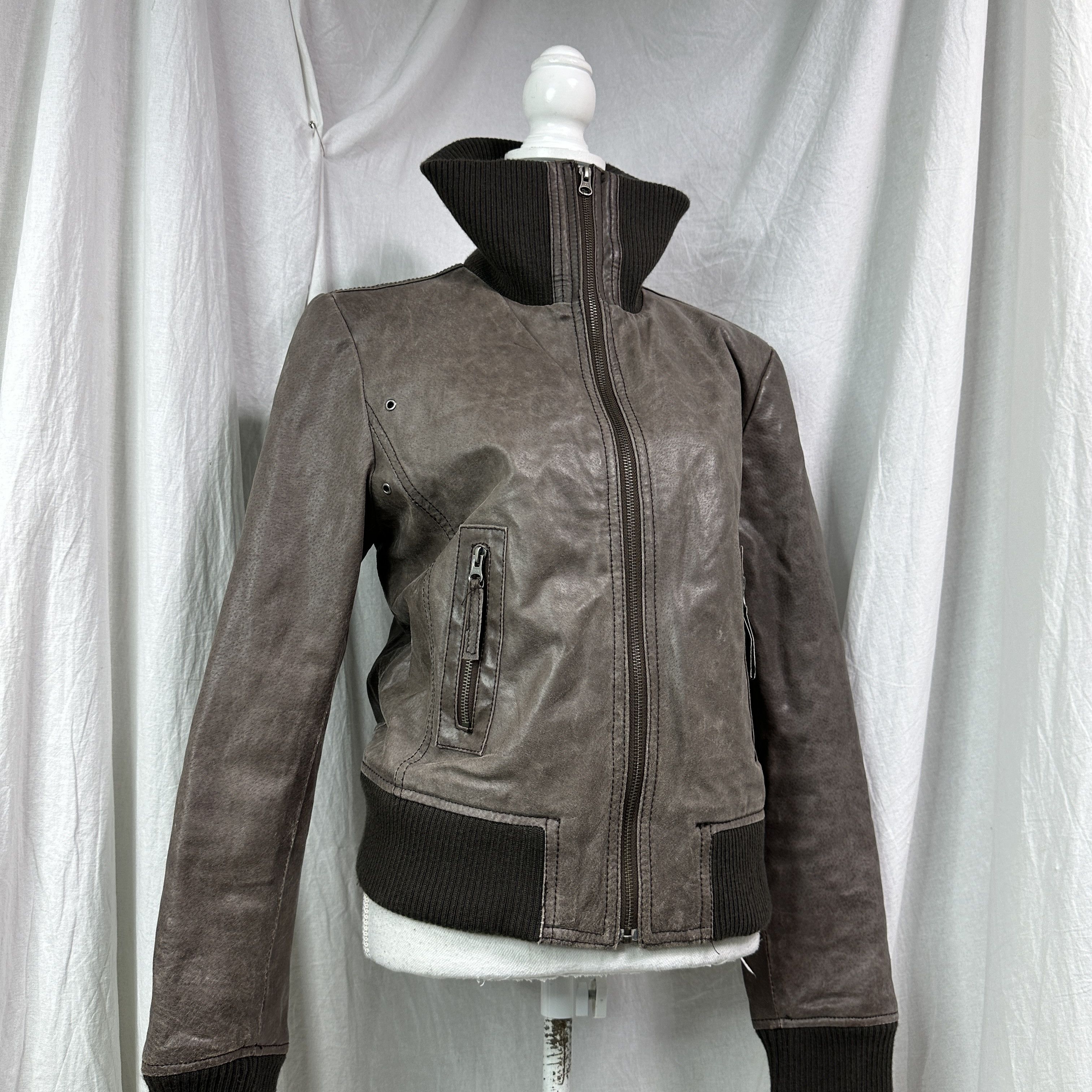 Vintage Vintage Leather Biker Moto Washed Brown Jacket Y2K Size US M / EU 48-50 / 2 - 6 Thumbnail