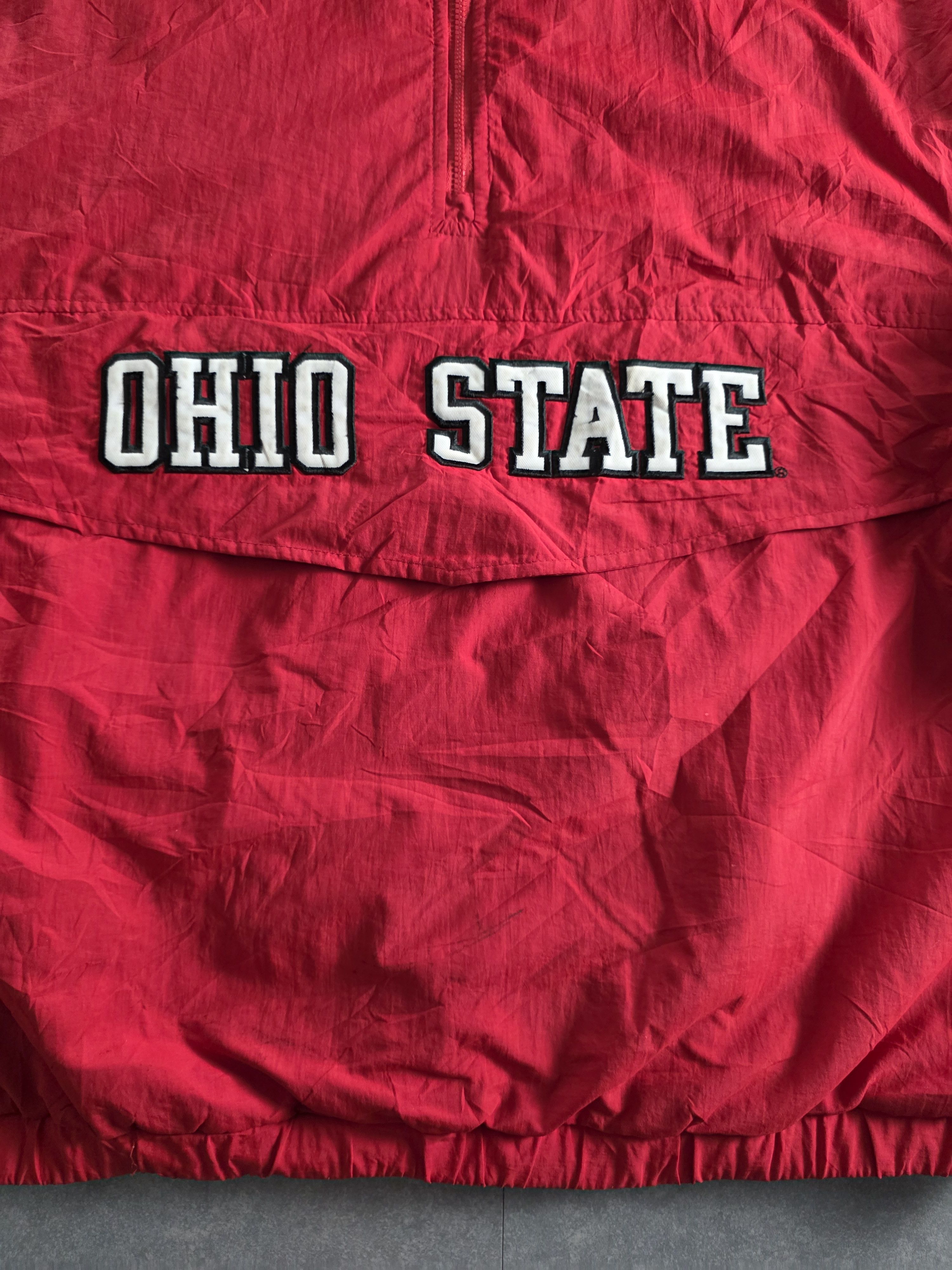 Starter Ohio State Buckeyes Starter Anorak Jacket Vintage Size US XL / EU 56 / 4 - 2 Thumbnail