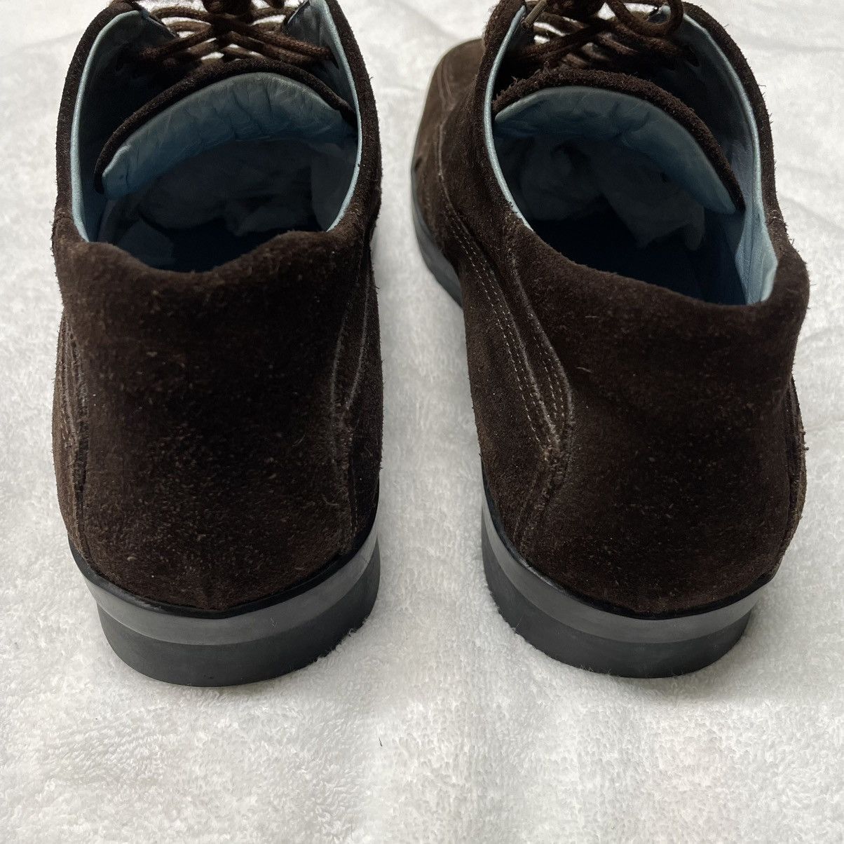 Ermenegildo Zegna ZEGNA SPORT Brown Suede Oxford Shoes Size US 9 / EU 42 - 5 Thumbnail