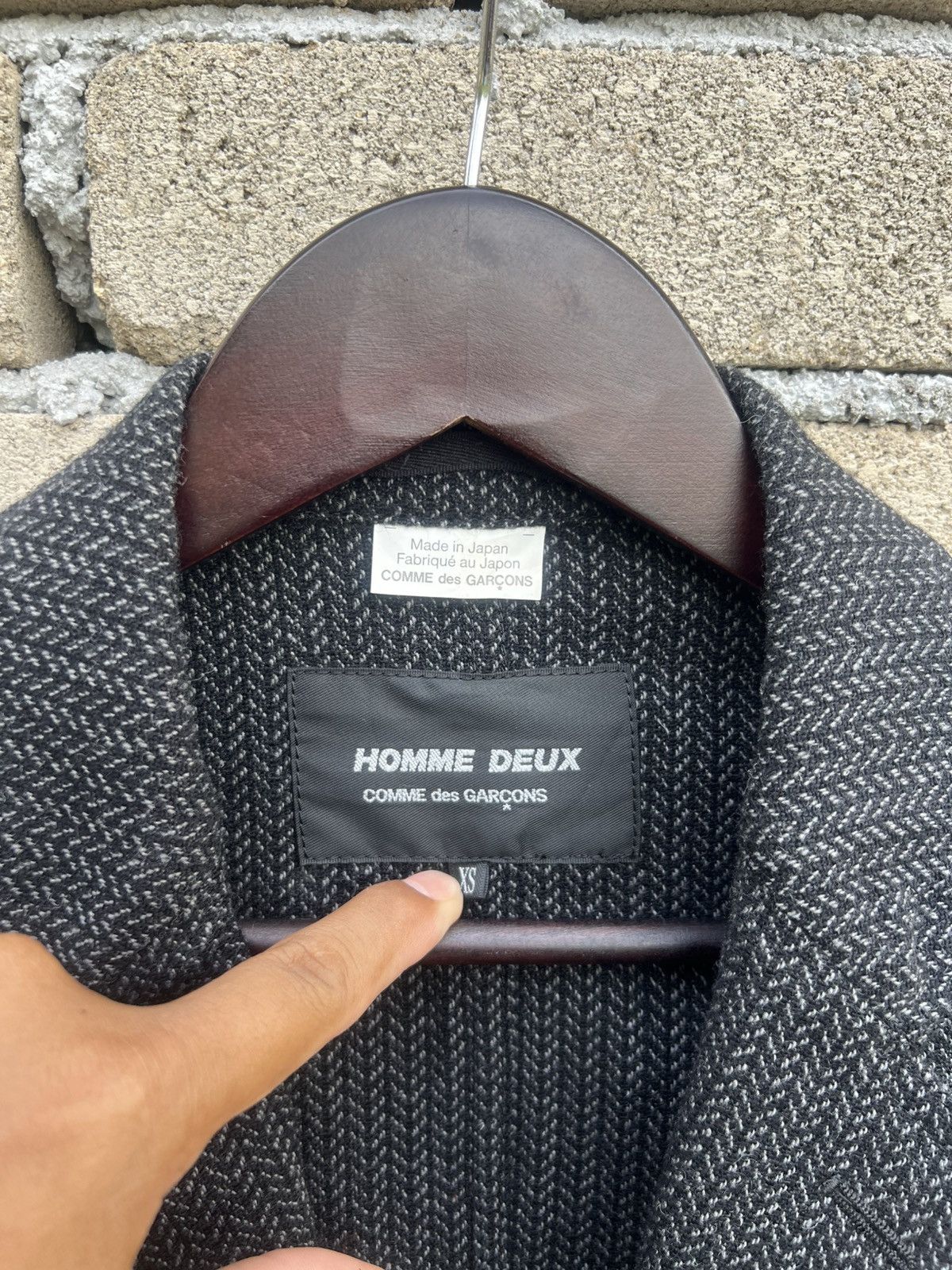 Comme des Garcons Homme Comme des Garcons Homme Deux Blazer Size US XS / EU 42 / 0 - 9 Thumbnail