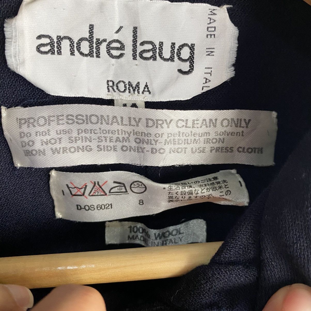 Vintage andré laug ROMA Vintage Mandarin Collar Wool Jacket Size US XS / EU 42 / 0 - 10 Thumbnail