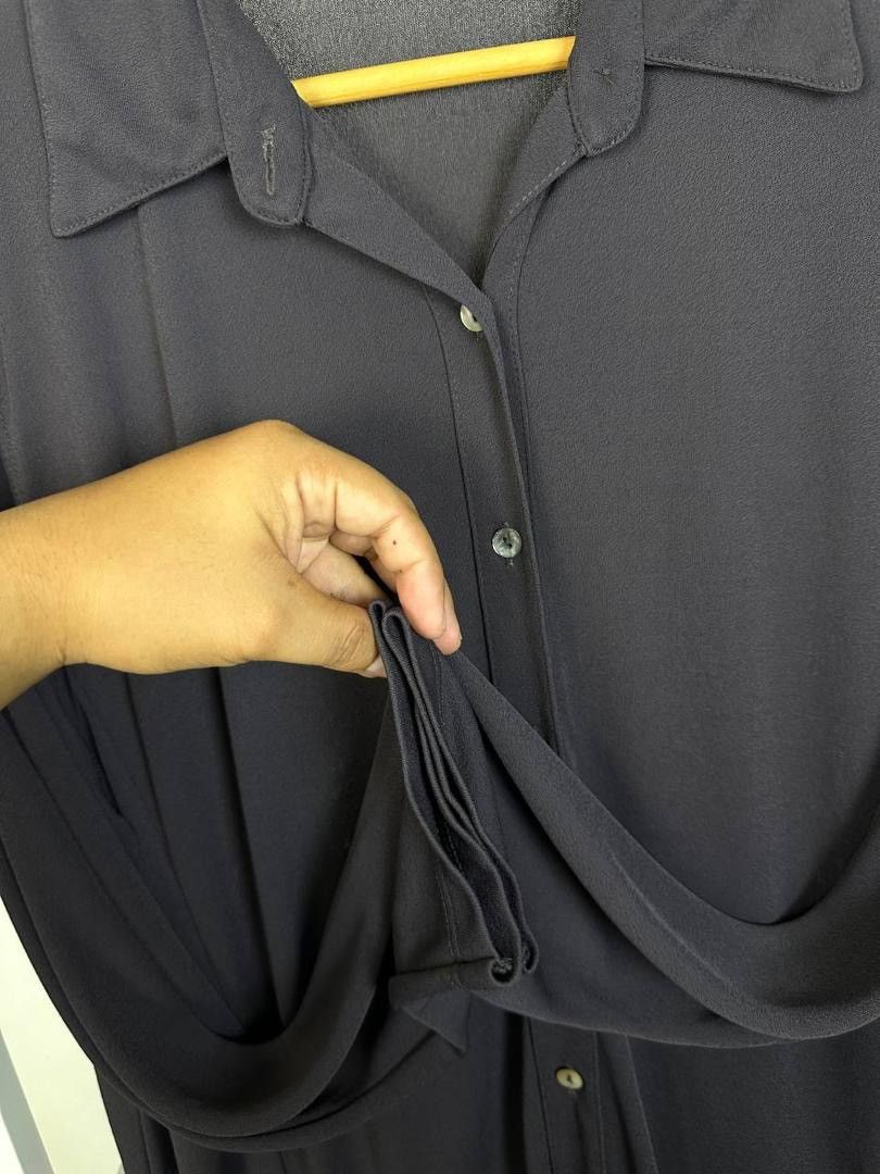 Other Saint Germain Transparent Blouse ( Pit 22 ) Size L / US 10 / IT 46 - 4 Thumbnail