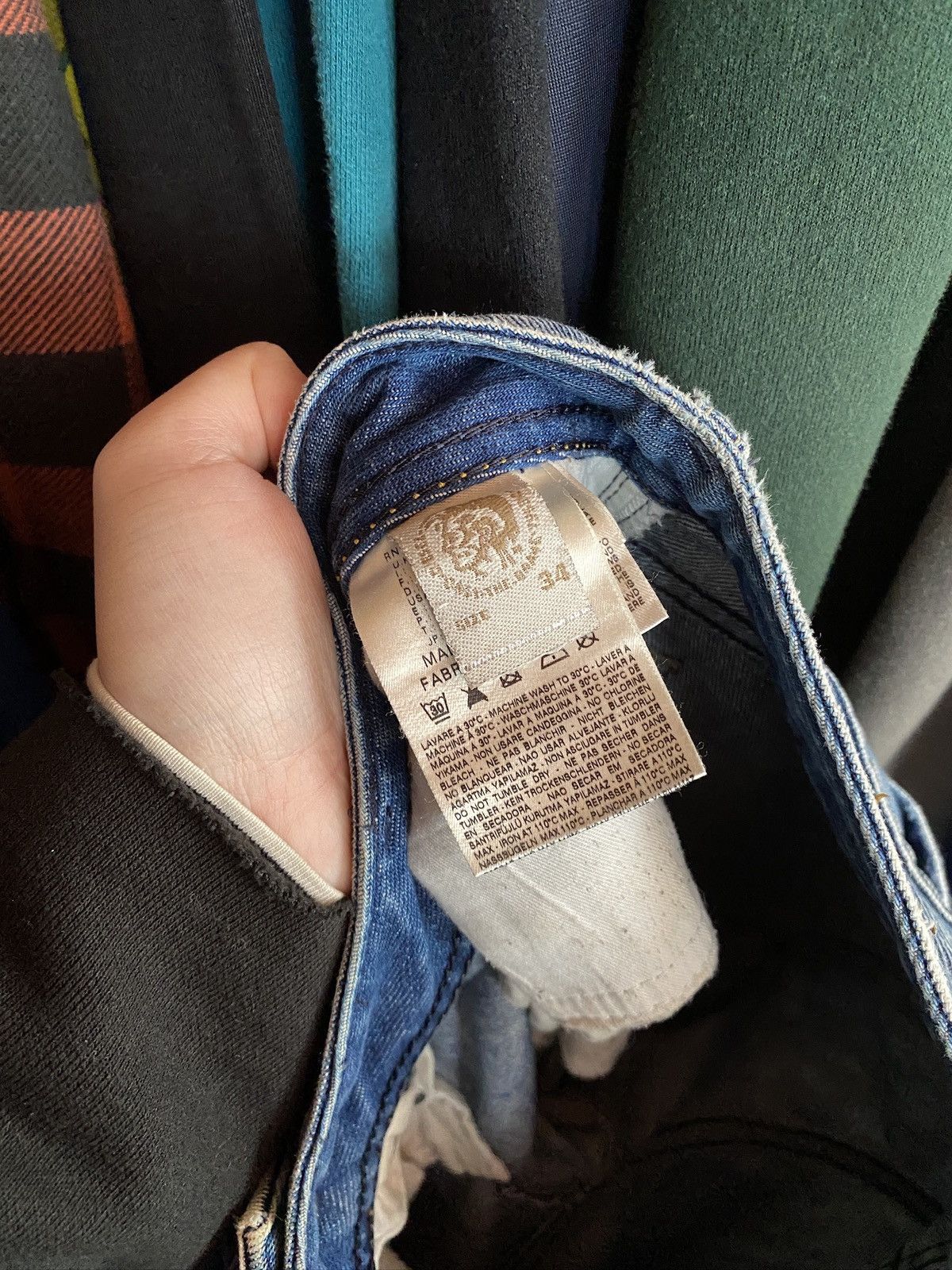Diesel VINTAGE DIESEL FLARED DENIM JEANS Y2k Size US 34 / EU 50 - 6 Thumbnail