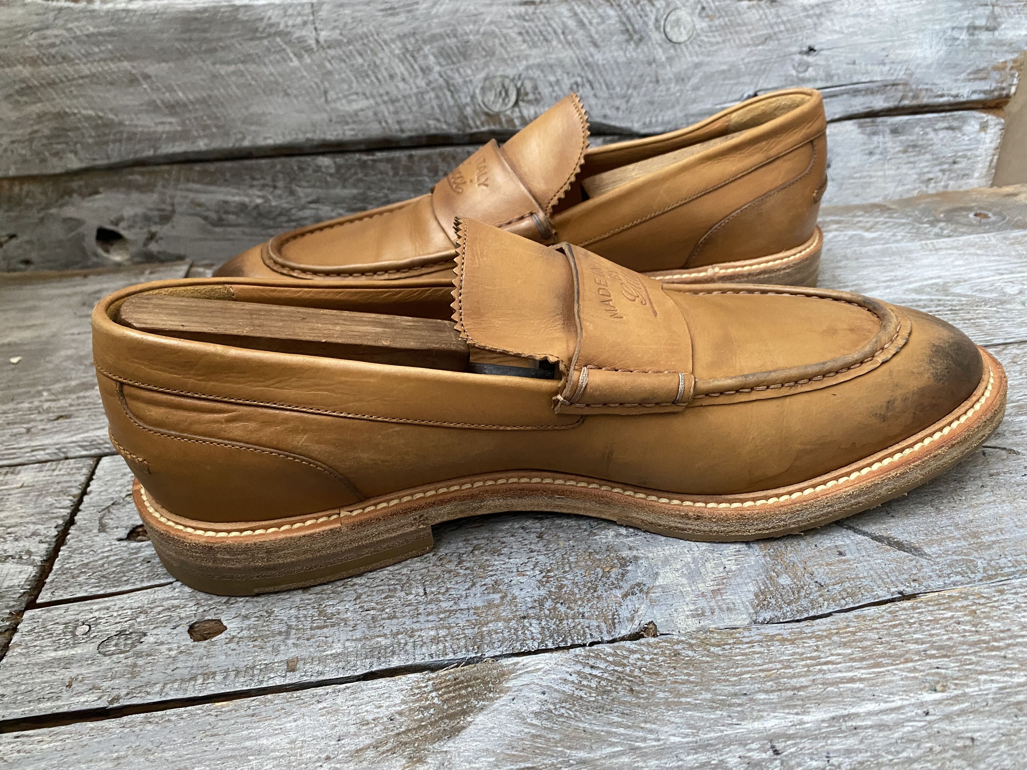 Gucci Gucci penny leather loafers uk 9 Size US 10 / EU 43 - 11 Thumbnail