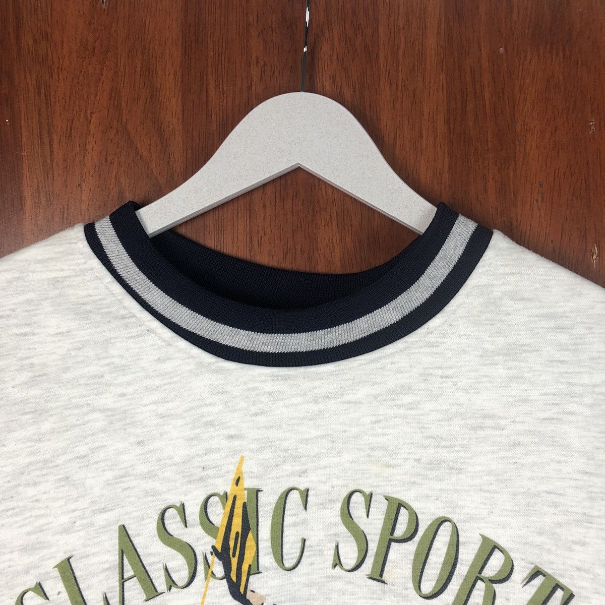 Japanese Brand Girly Doll Classic Sport Grey Sweatshirt #7486 Size US M / EU 48-50 / 2 - 4 Thumbnail