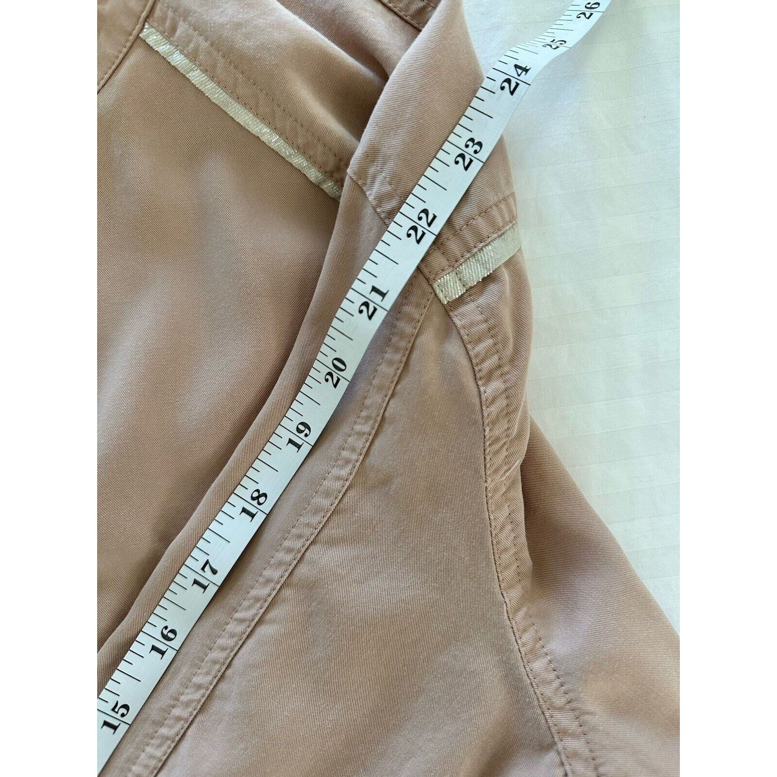 Free People Free People Off Campus Blush Pink Metallic Shirt Size S Size S / US 4 / IT 40 - 15 Thumbnail