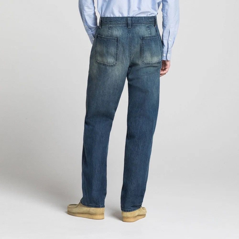 JW Anderson × Uniqlo JW Anderson x Uniqlo Baker-Style Denim Relaxed Work Pants Size US 27 - 5 Thumbnail