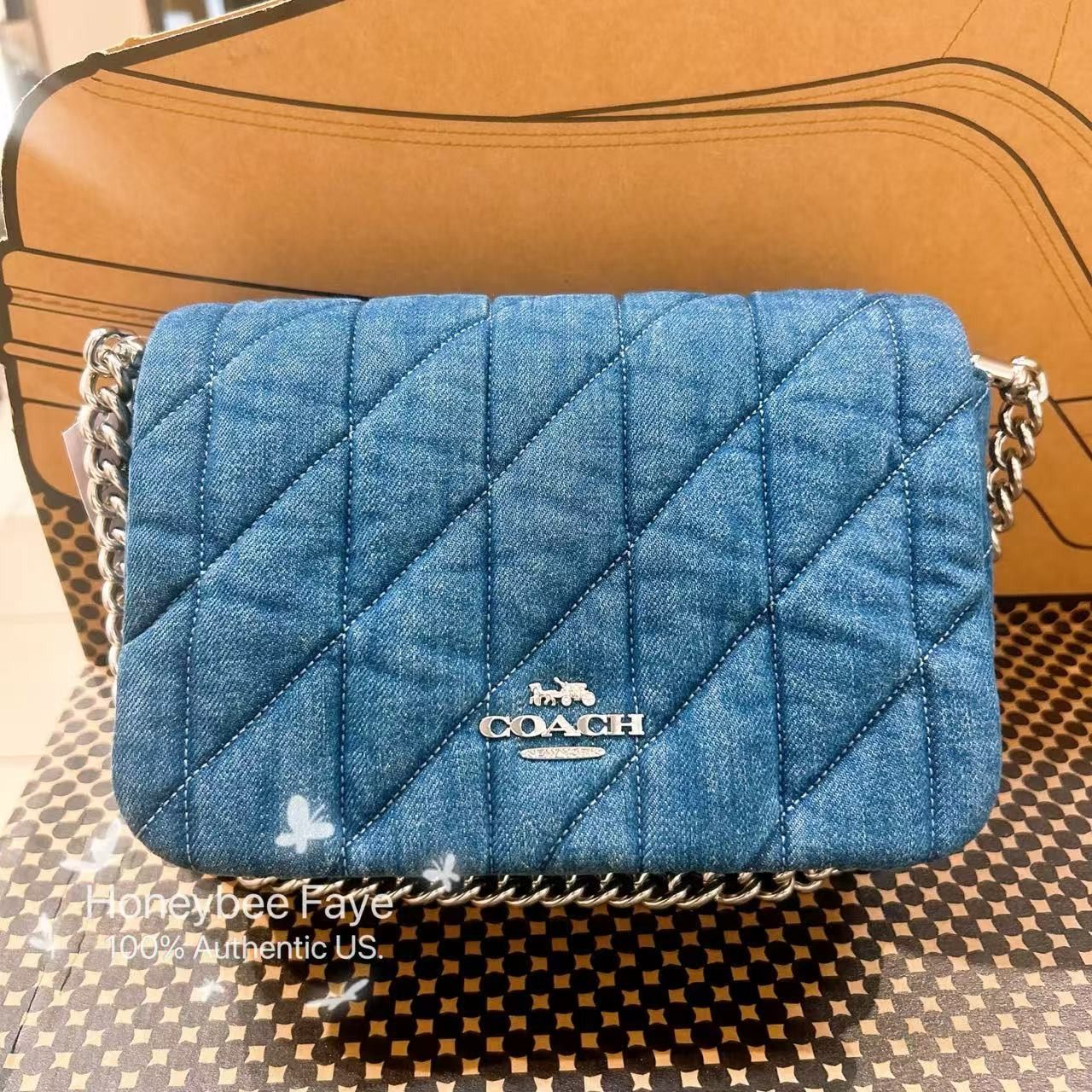 Coach Quinn Bag With Quilting CAK40 Size ONE SIZE - 1 Thumbnail