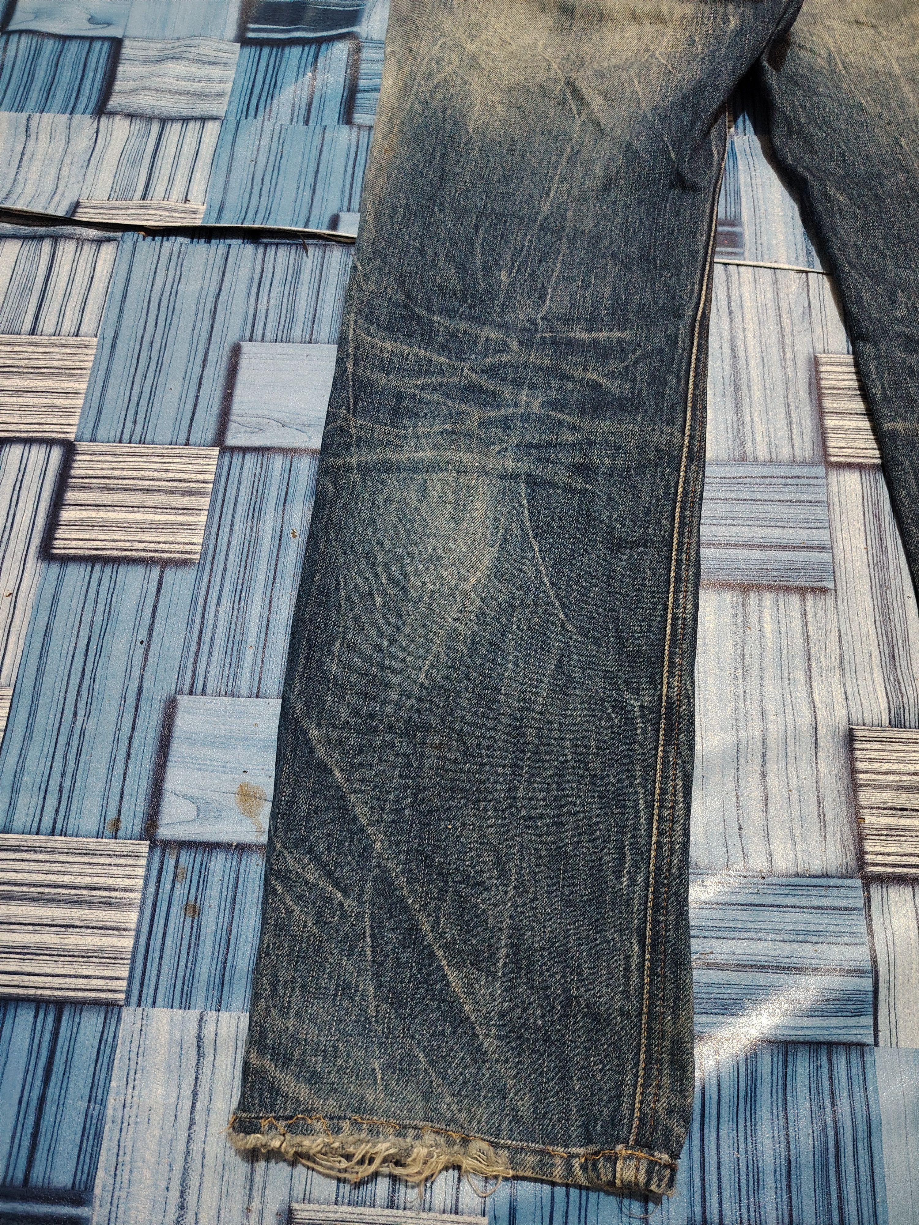Kapital Japanese Buckaroo Jeans Distressed Denim Size US 32 / EU 48 - 21 Thumbnail