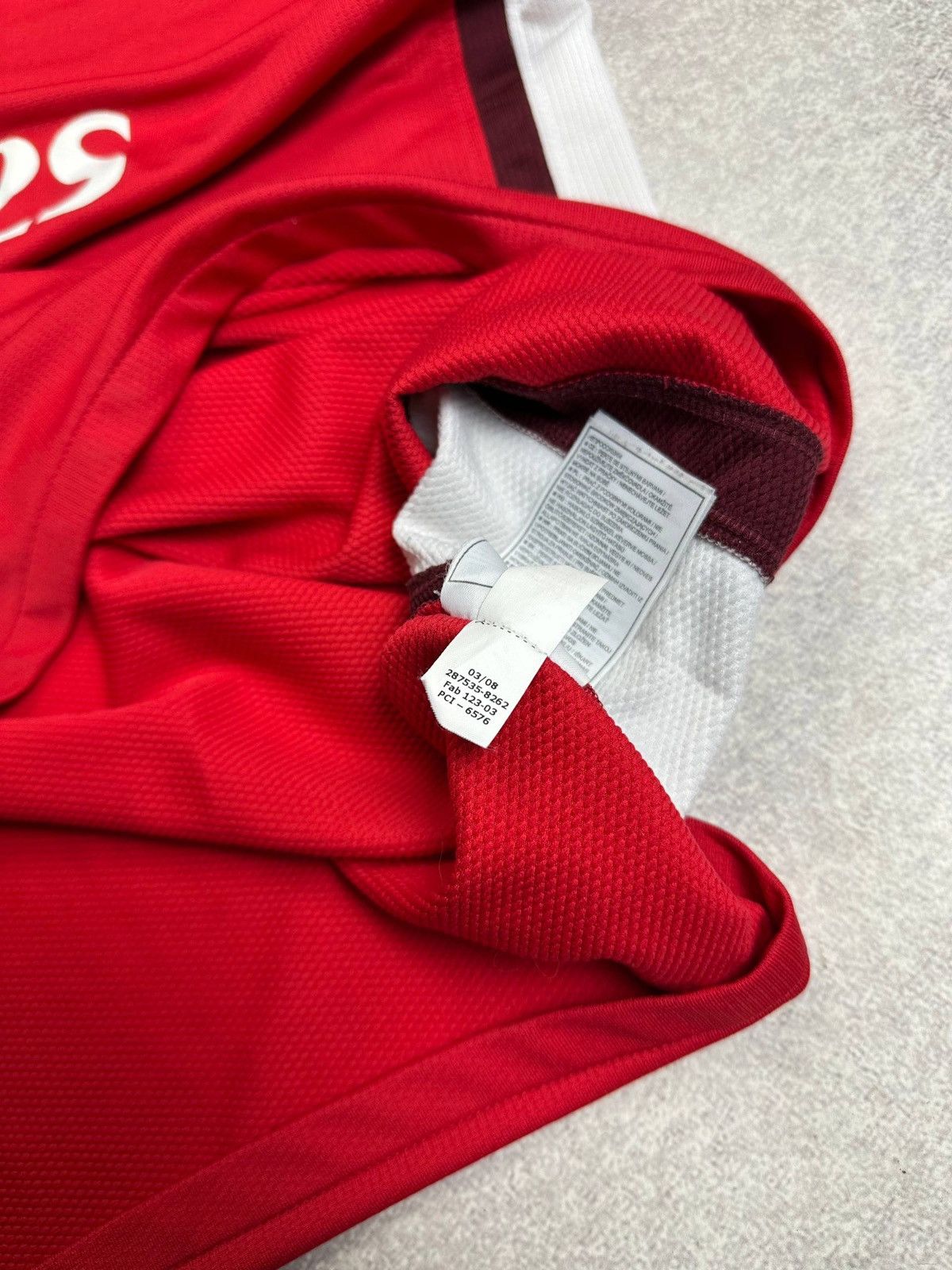 Nike Vintage 2008-2010 Nike Arsenal FC Home T-shirt Blockcore XL Size US XL / EU 56 / 4 - 10 Thumbnail