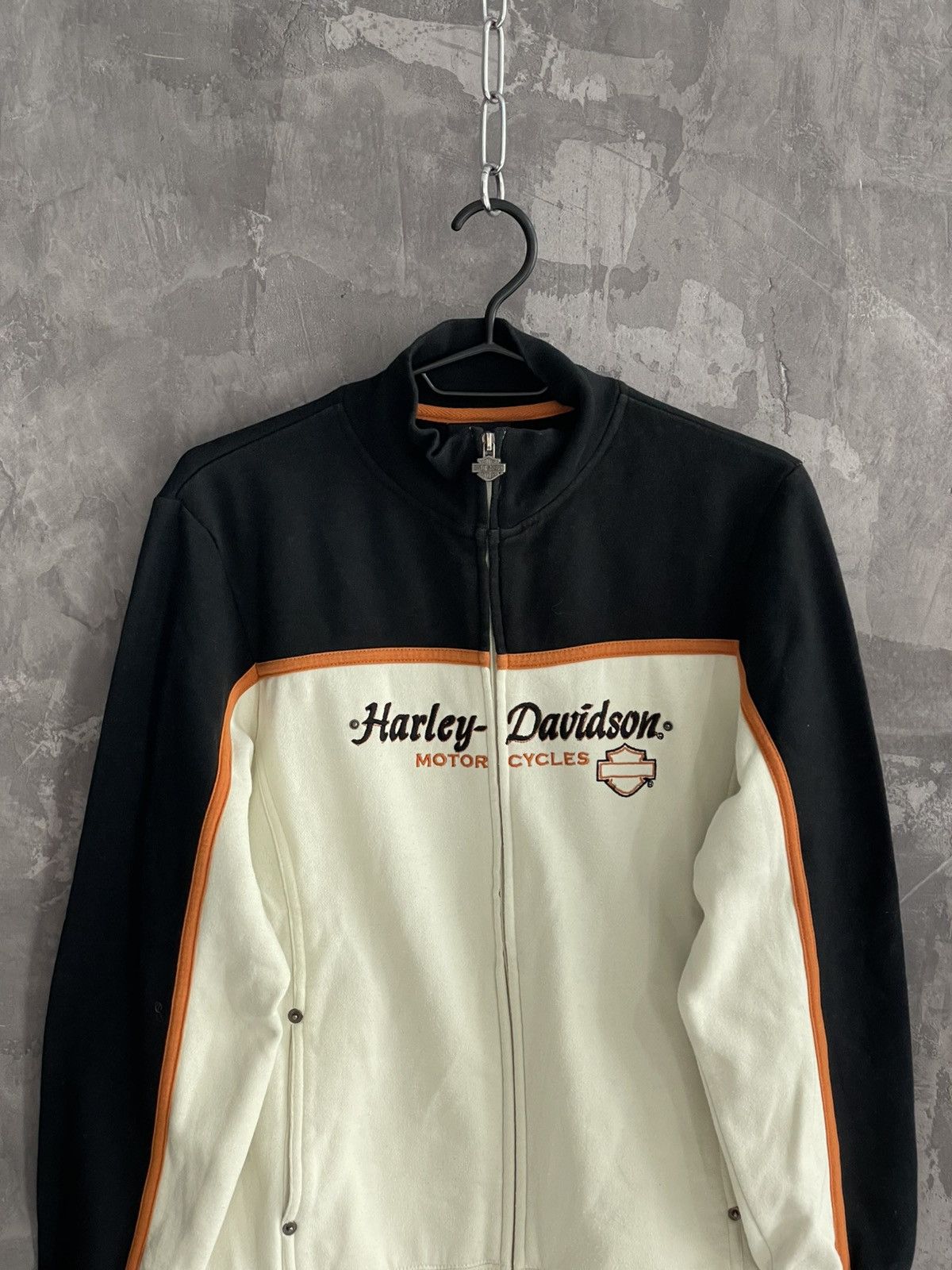 Harley Davidson × Hysteric Glamour Vintage Y2K Harley Davidson Zip-up Glamour Hoodie Size M / US 6-8 / IT 42-44 - 2 Thumbnail