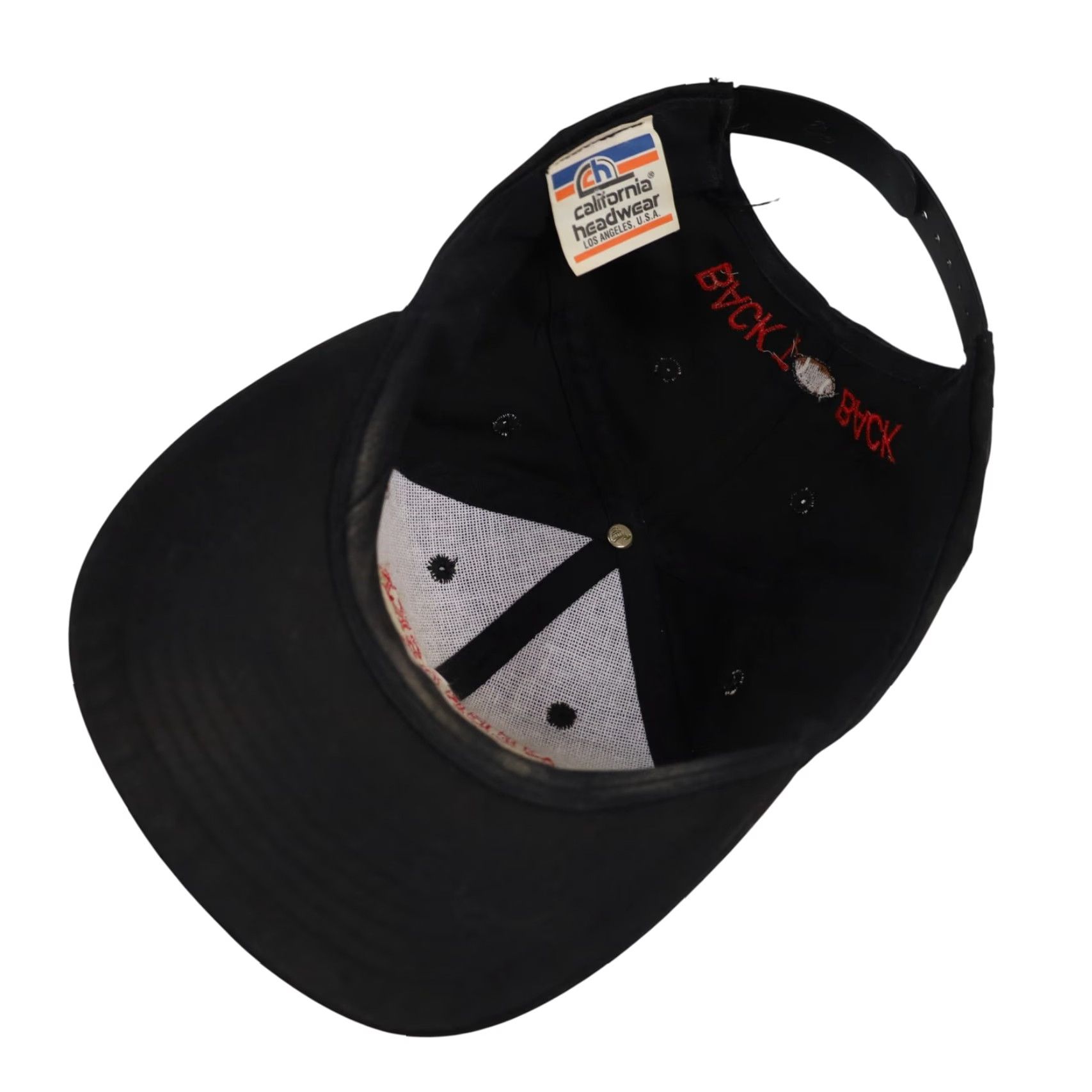 Champion VINTAGE Nebraska Huskers National Champions Snapback Hat Black Men OS Snapback Mens Black Size ONE SIZE - 5 Thumbnail