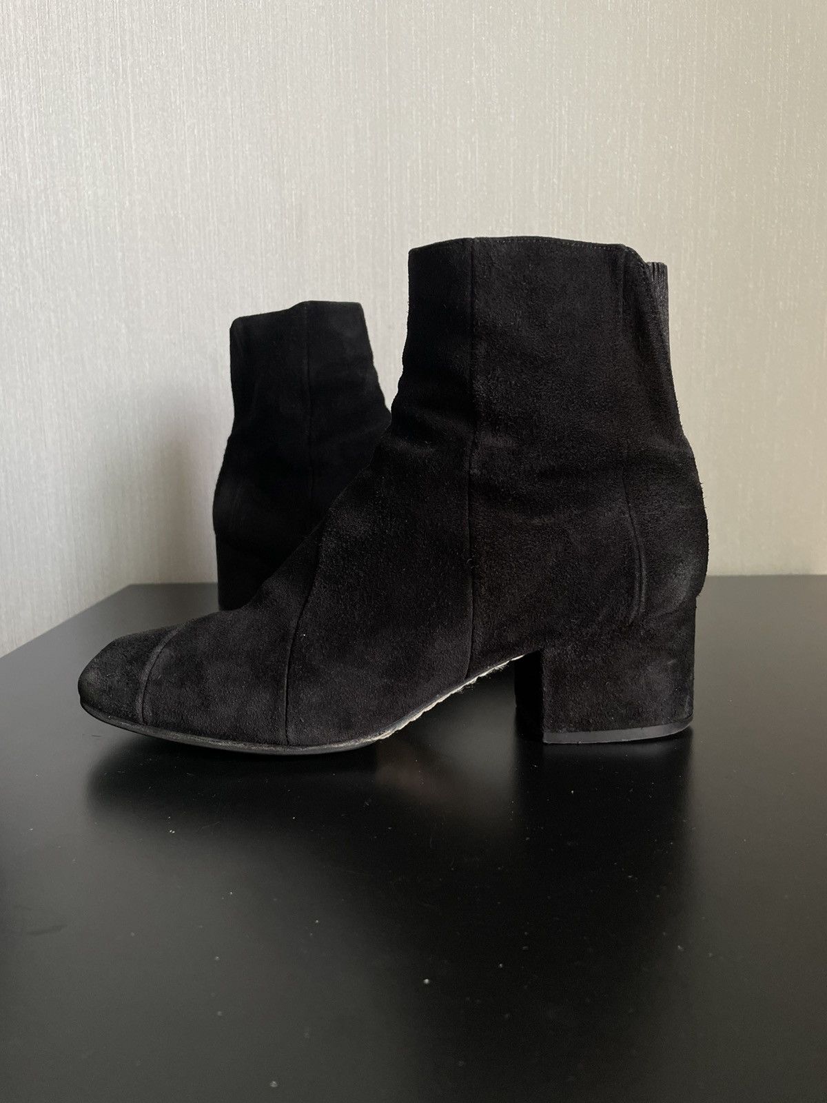Acne Studios Archive Acne Studios Cyber Ankle Square Toe Boots Suede Hype Size US 8 / IT 38 - 17 Thumbnail