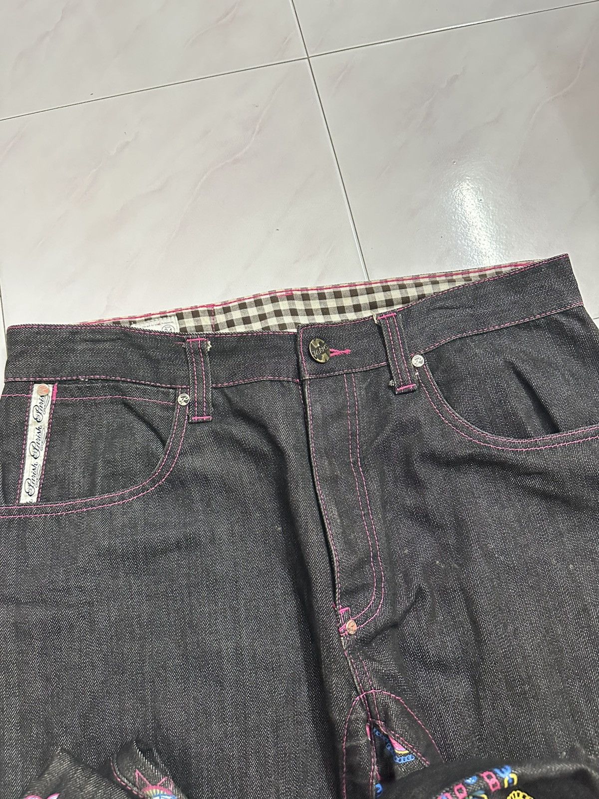 Rick Owens 2000s Parish Baggy Jeans Y2K Goa Lgb Avant Garde Jnco Style Size US 36 / EU 52 - 7 Thumbnail
