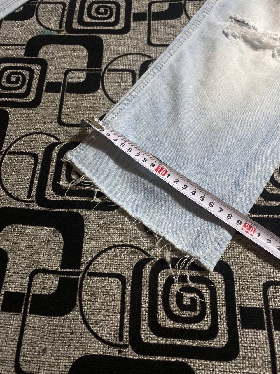 Other Crazy Crash Dirty Baggy Faded Jean Japan Avant Garde Style Size US 30 / EU 46 - 7 Thumbnail