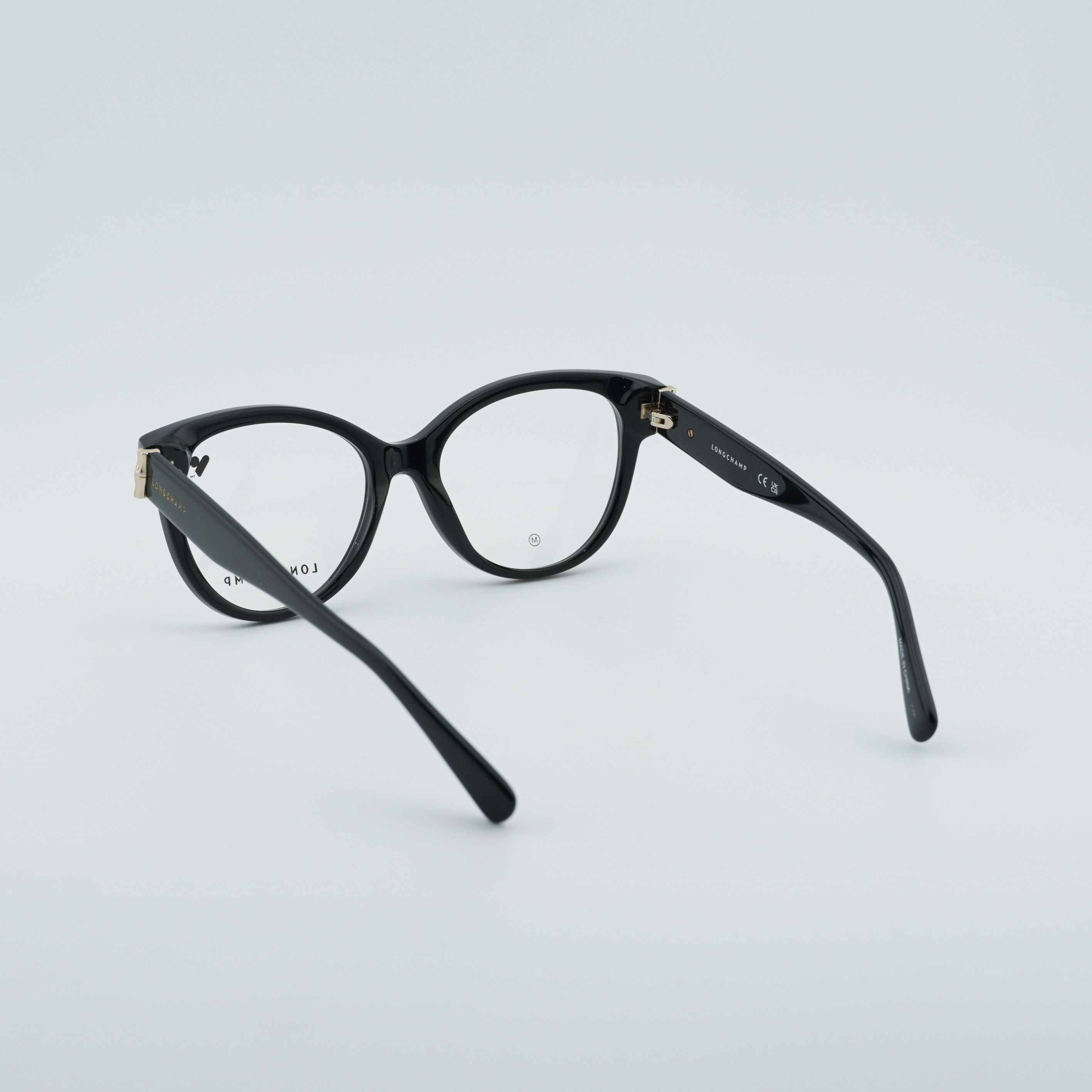 Longchamp Longchamp LO2714 001 Eyeglasses Black 52mm Square Frame Size ONE SIZE - 5 Thumbnail