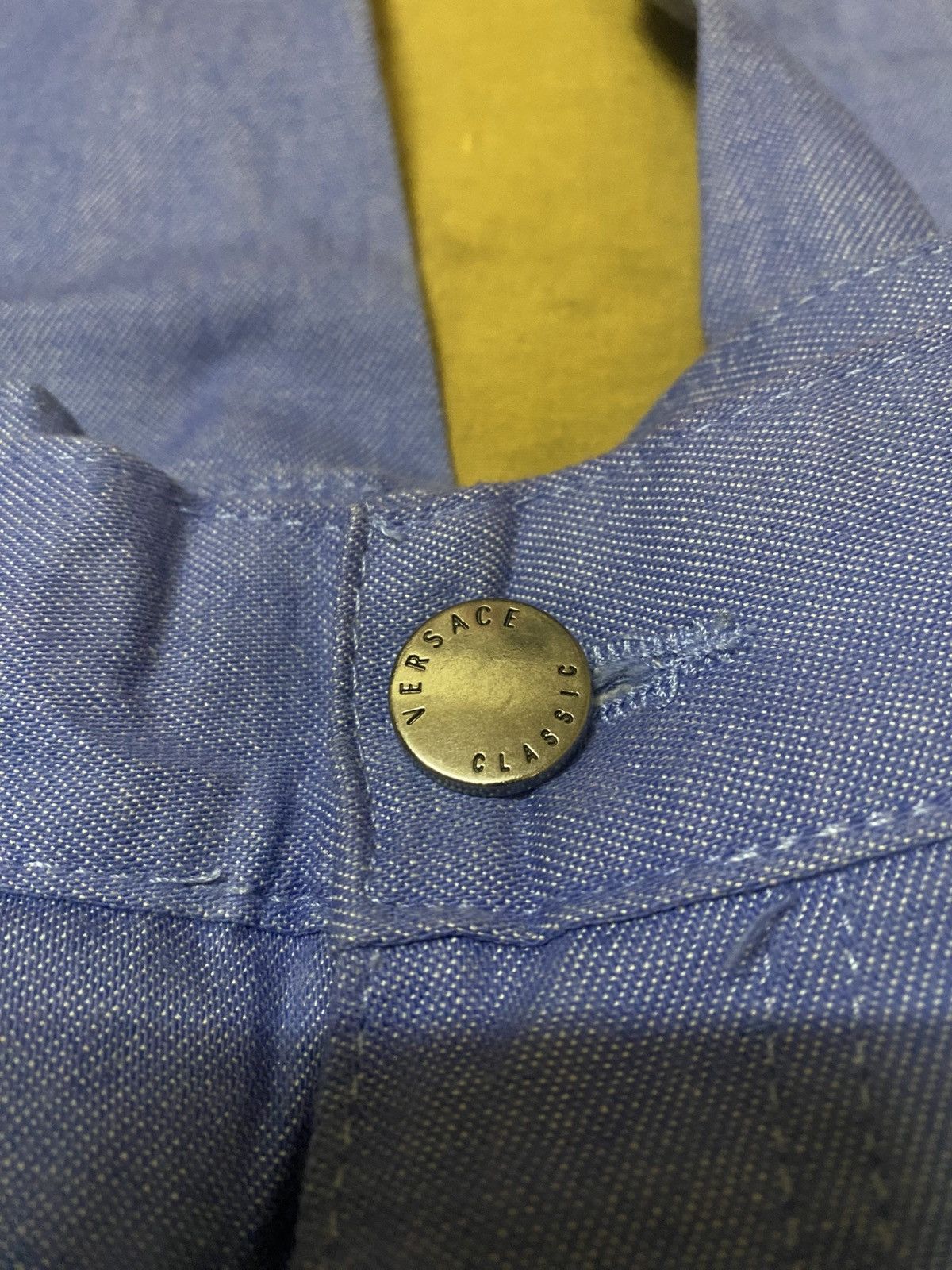 Versace Versace Classic Workwear Light Denim Made In Italy Size US 36 / EU 52 - 6 Thumbnail