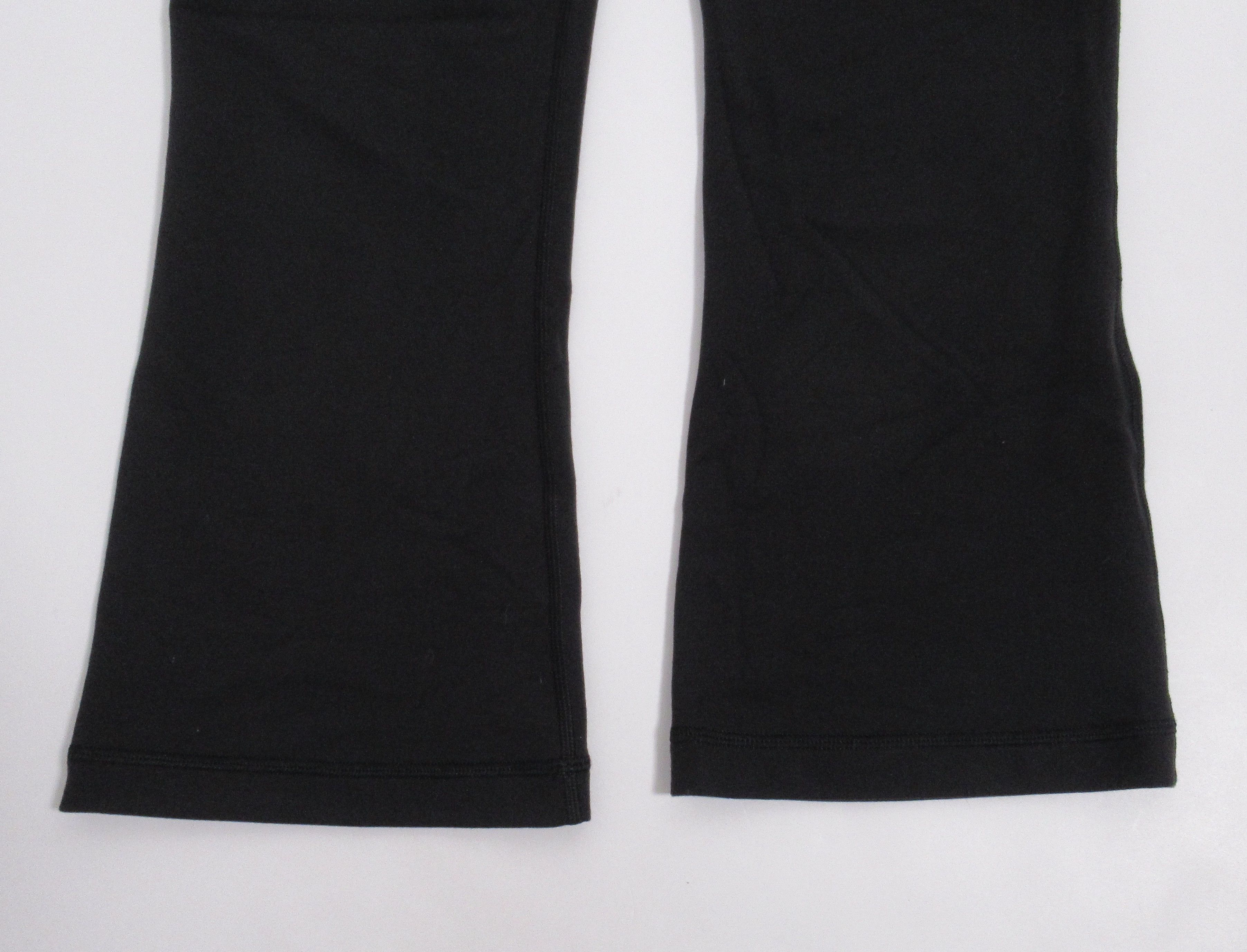 Lululemon Lululemon Women's Activewear Crop Black & Purple Size 6 Size 28" / US 6 / IT 42 - 8 Thumbnail