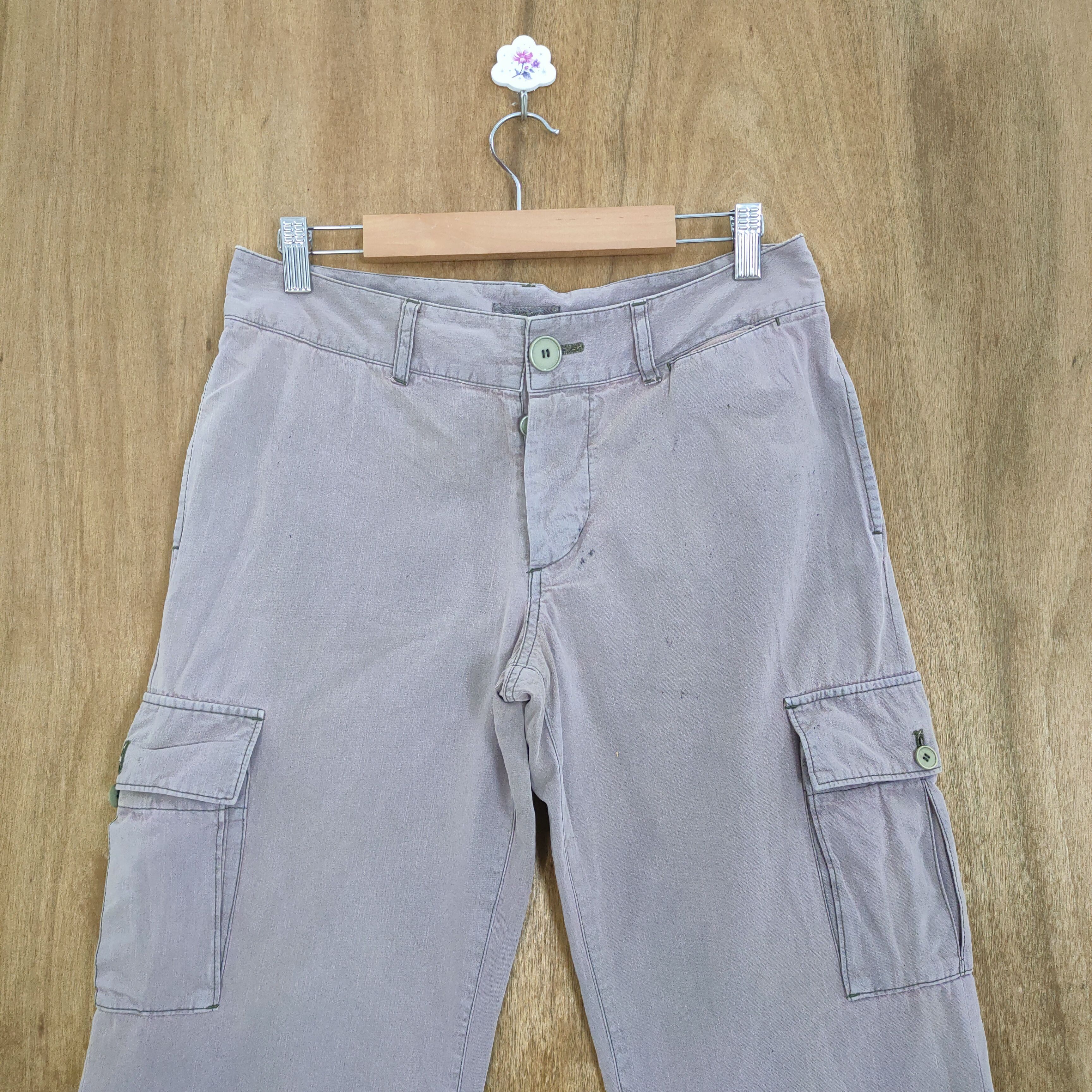 Japanese Brand JAPANESE BRAND FADED WOMEN CARGO PANTS Size US 29 - 2 Thumbnail