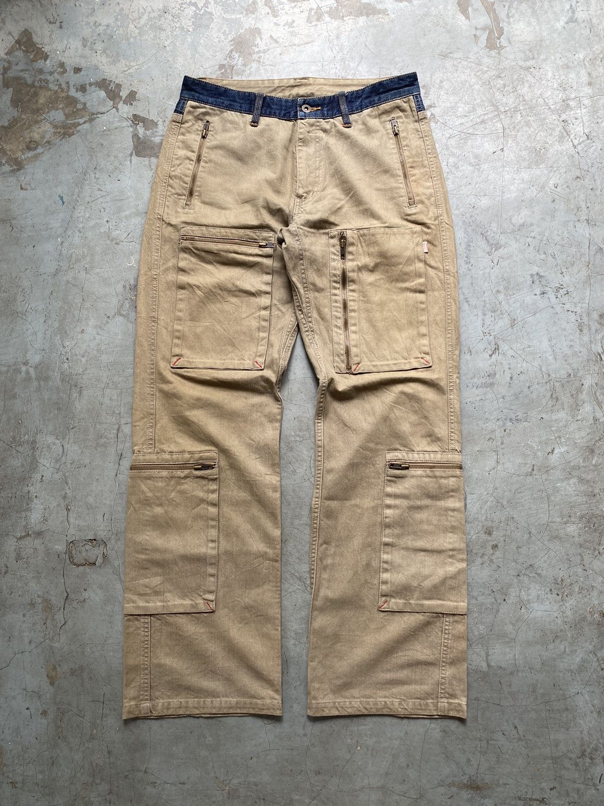 If Six Was Nine 2000s 291285 Homme Multipocket Cargo Pants Size US 32 / EU 48 - 1 Thumbnail
