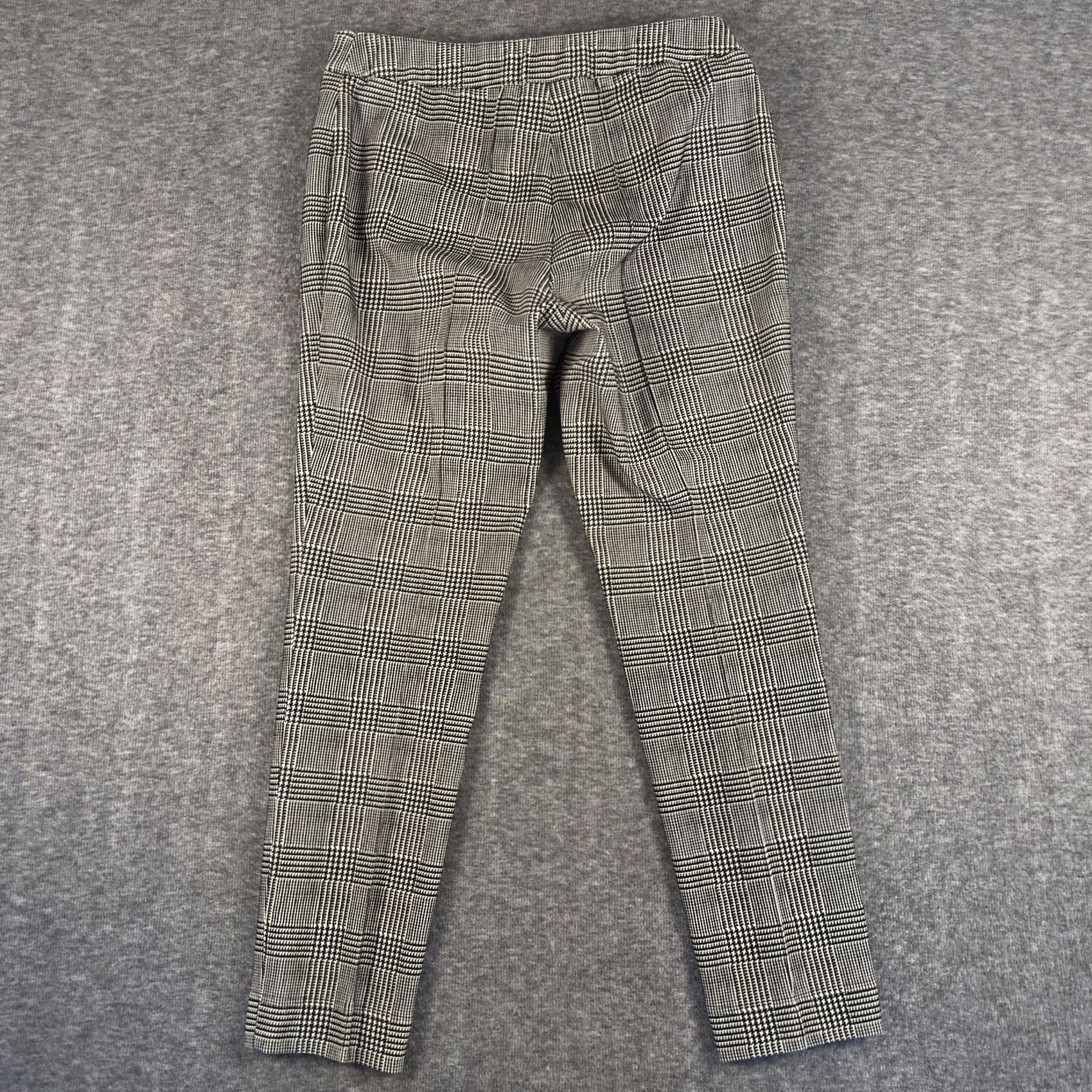 Akris Akris Punto Pants Womens 10 Gray Plaid Tapered Ankle Dress Trousers Work Size 32" / US 10 / IT 46 - 5 Thumbnail