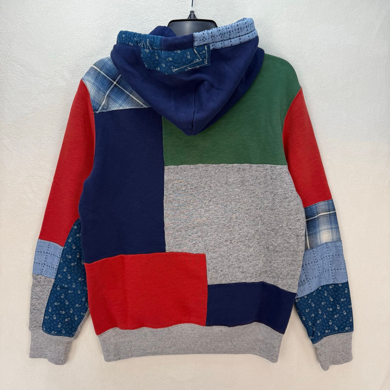 Polo Ralph Lauren POLO RALPH LAUREN PATCHWORK AMERICAN FLAG HOODIE SIZE SMALL Size US S / EU 44-46 / 1 - 4 Thumbnail