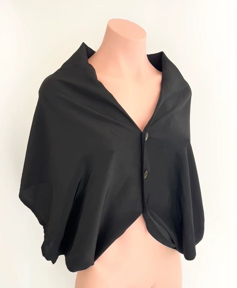 Y's Y's size 3 Transformable shawl blouse shirt Size M / US 6-8 / IT 42-44 - 2 Thumbnail