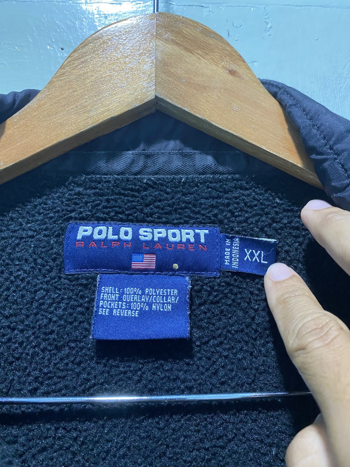 Polo Ralph Lauren Vintage Polo Sport Fleece Patches Logo Jacket Size US XXL / EU 58 / 5 - 10 Thumbnail
