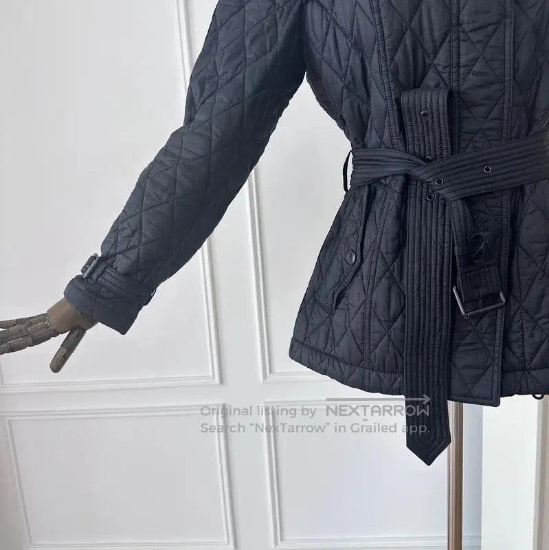 Burberry Burberry Black Women's Quilted Jacket. Size L / US 10 / IT 46 - 4 Thumbnail