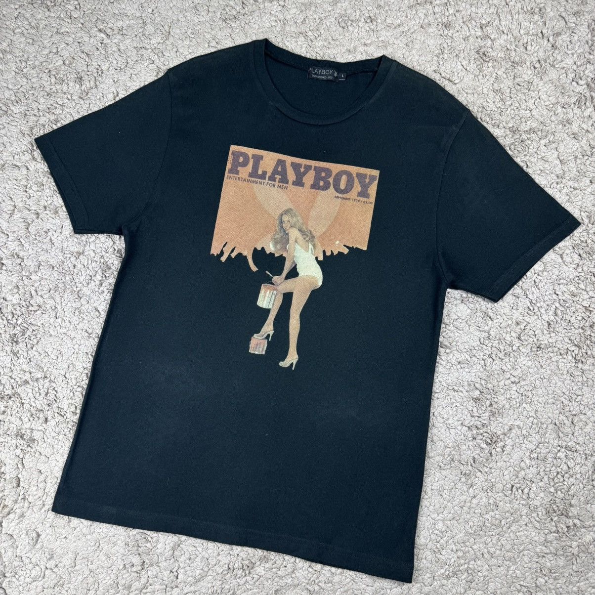 Playboy Vintage Playboy Magazine Sue Paul T-shirt Size US L / EU 52-54 / 3 - 4 Thumbnail
