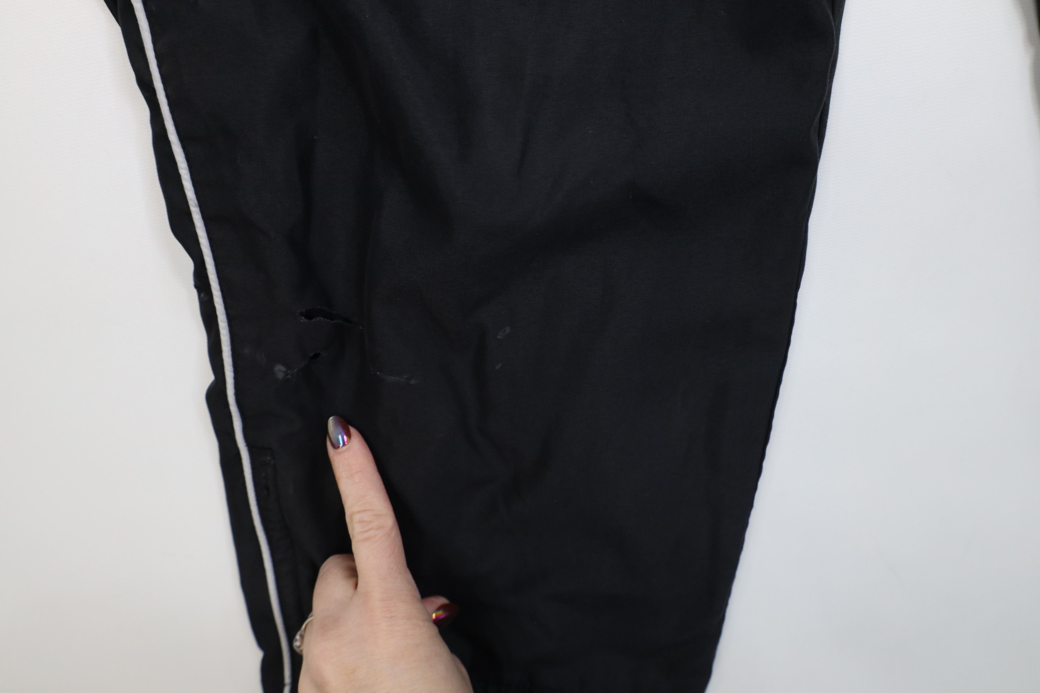 Champion Vintage 90s Champion Lined Wide Leg Microfiber Pants Size US 34 / EU 50 - 5 Thumbnail