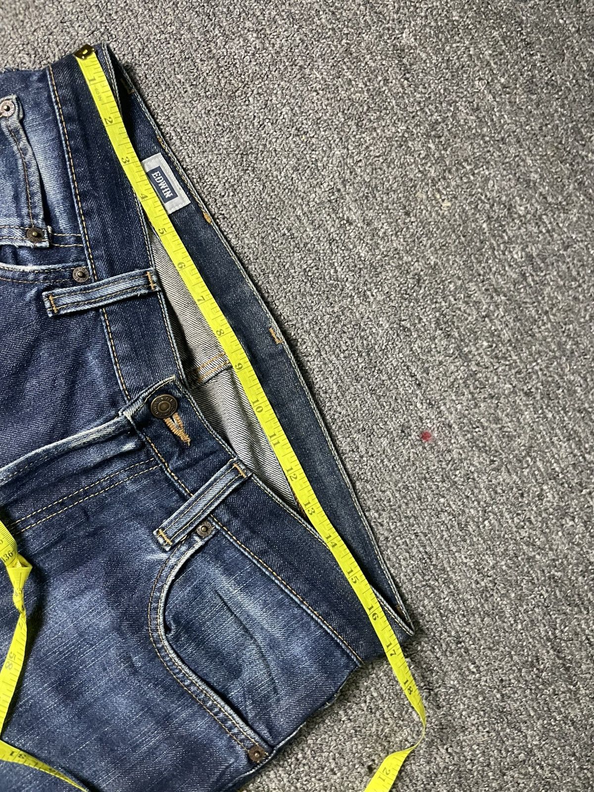 Edwin × Japanese Brand × Vintage Vintage EDWIN Straight Cut Jeans (84) Size US 34 / EU 50 - 6 Thumbnail