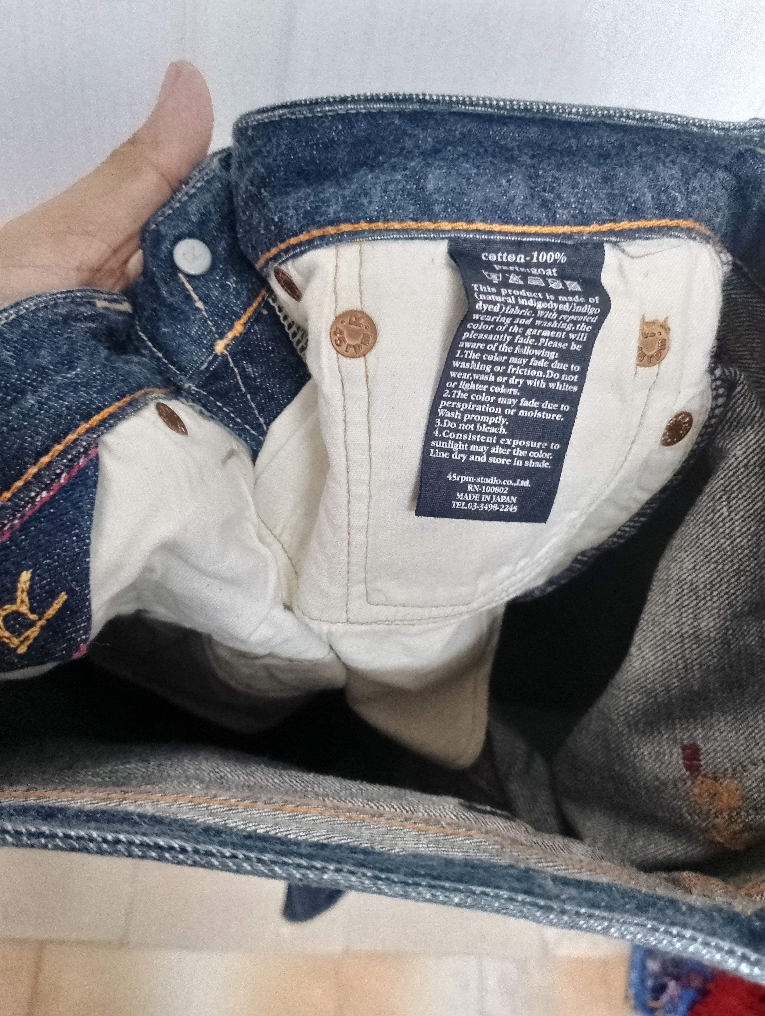 Japanese Brand 45Rpm Japan Jeans Size US 26 / EU 42 - 2 Thumbnail