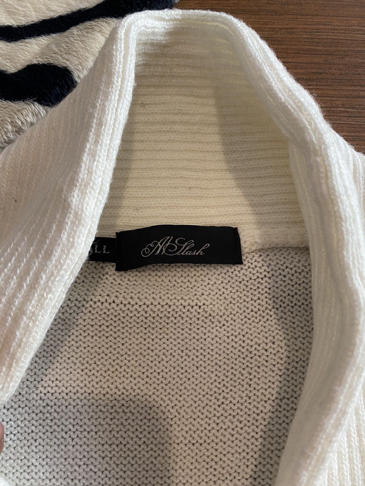 Japanese Brand × Wacko Maria JAPANESE BRAND 90’s CHIMYO FLEECE KNIT CARDIGAN Size US L / EU 52-54 / 3 - 5 Thumbnail