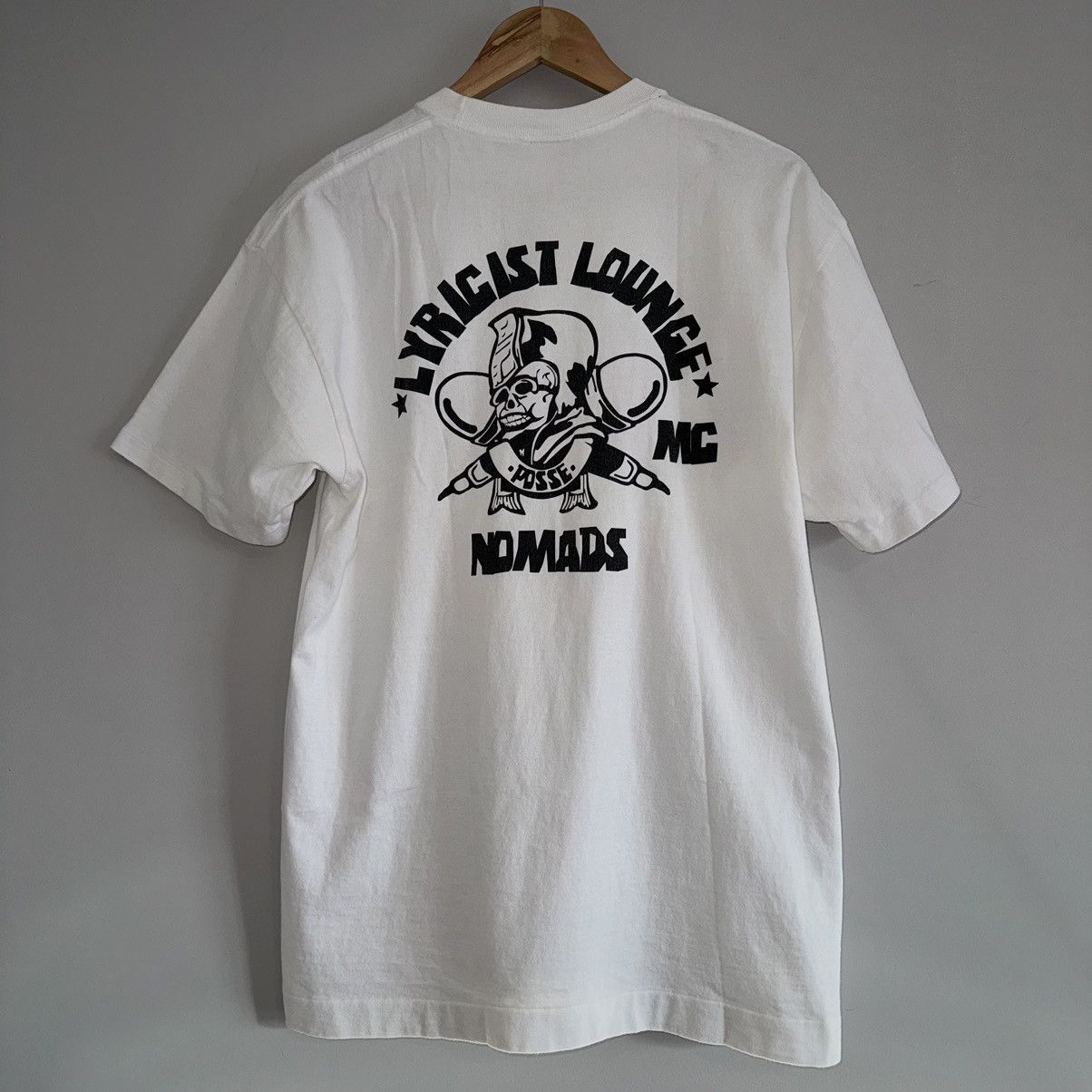 Bape × Nigo × Vintage NFS Exclusive Nomads Lyricist Lounge MC Posse Skull Tee Size US L / EU 52-54 / 3 - 2 Thumbnail