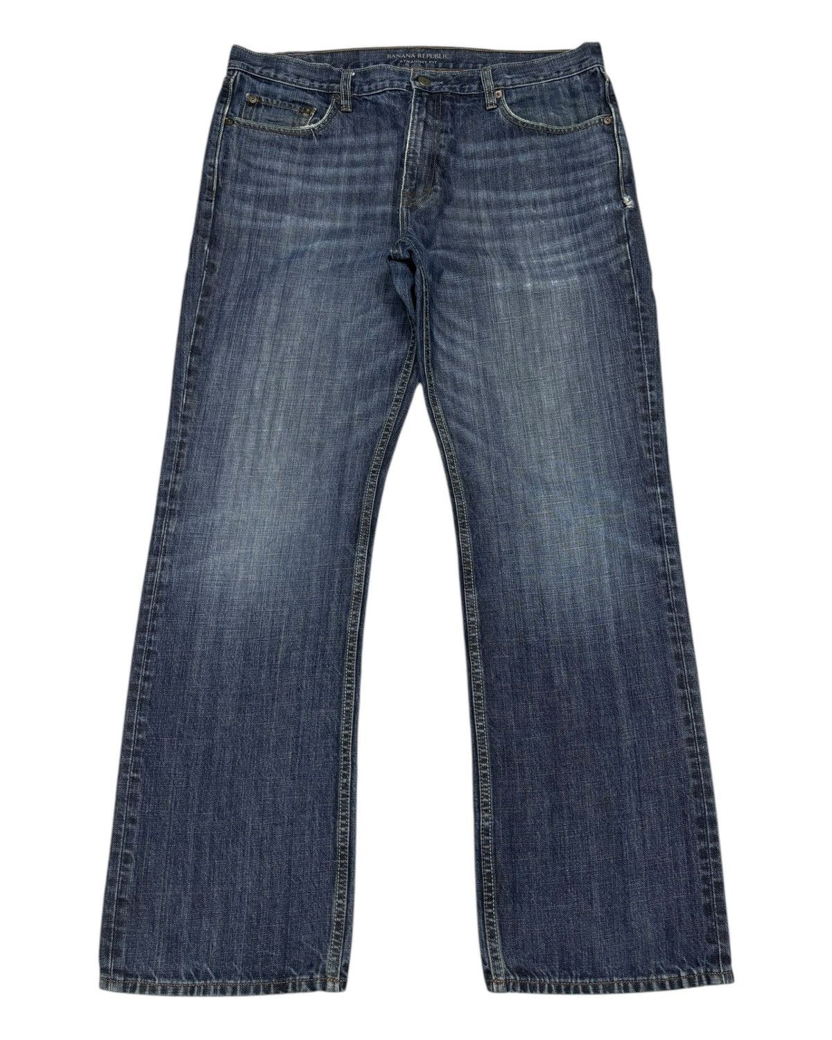 Banana Republic Vintage Banana Republic Baggy Nice Faded Denim Jeans Size US 36 / EU 52 - 1 Thumbnail