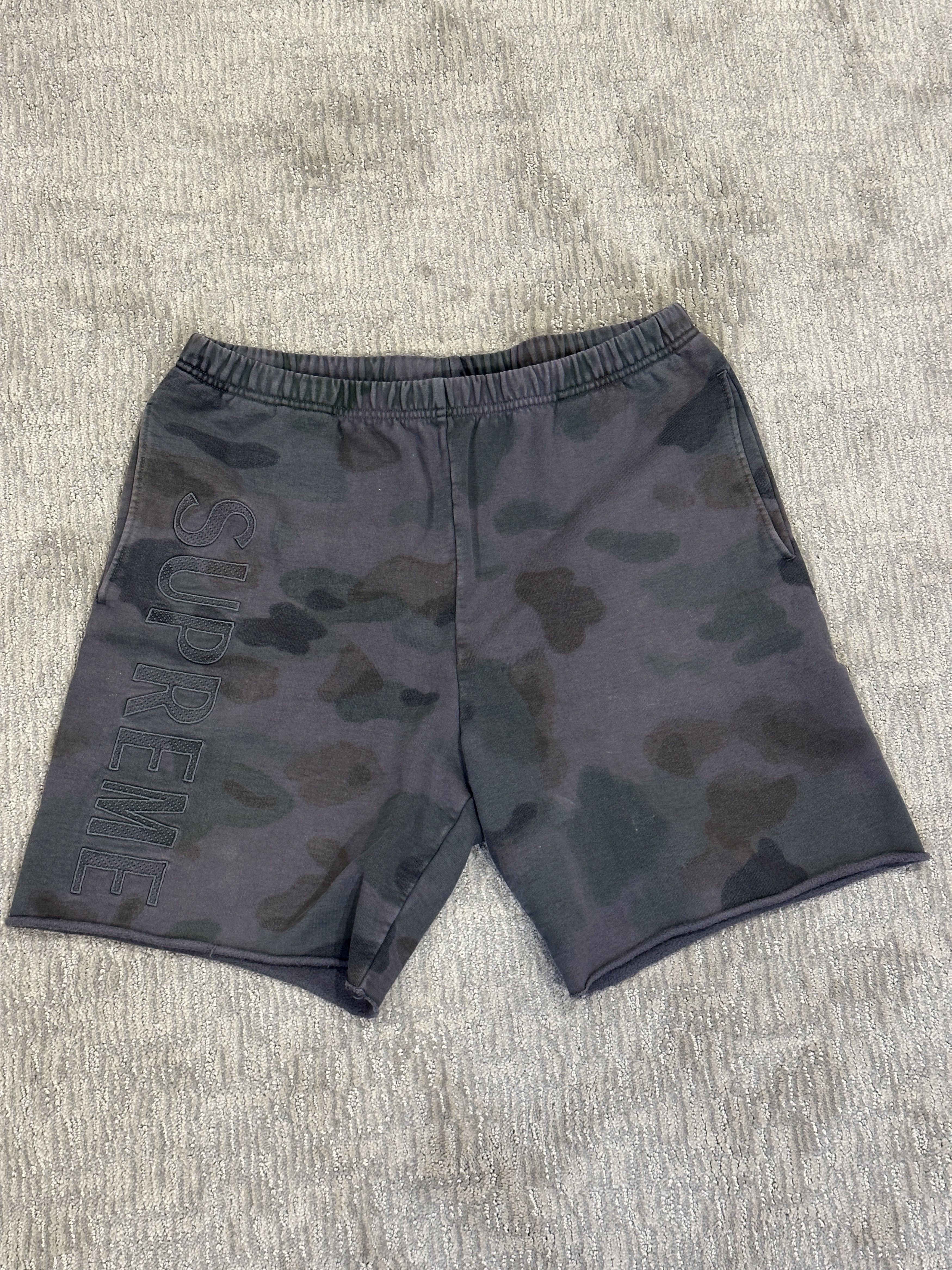 Supreme Supreme Small Box Logo Sweatshorts Slate | Grailed