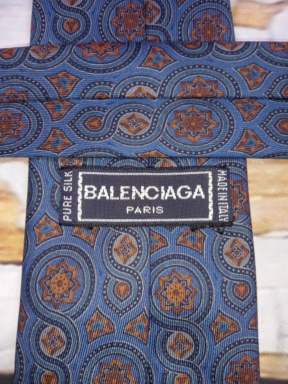 Balenciaga Balenciaga Silk Tie Made in Italy Size ONE SIZE - 3 Thumbnail