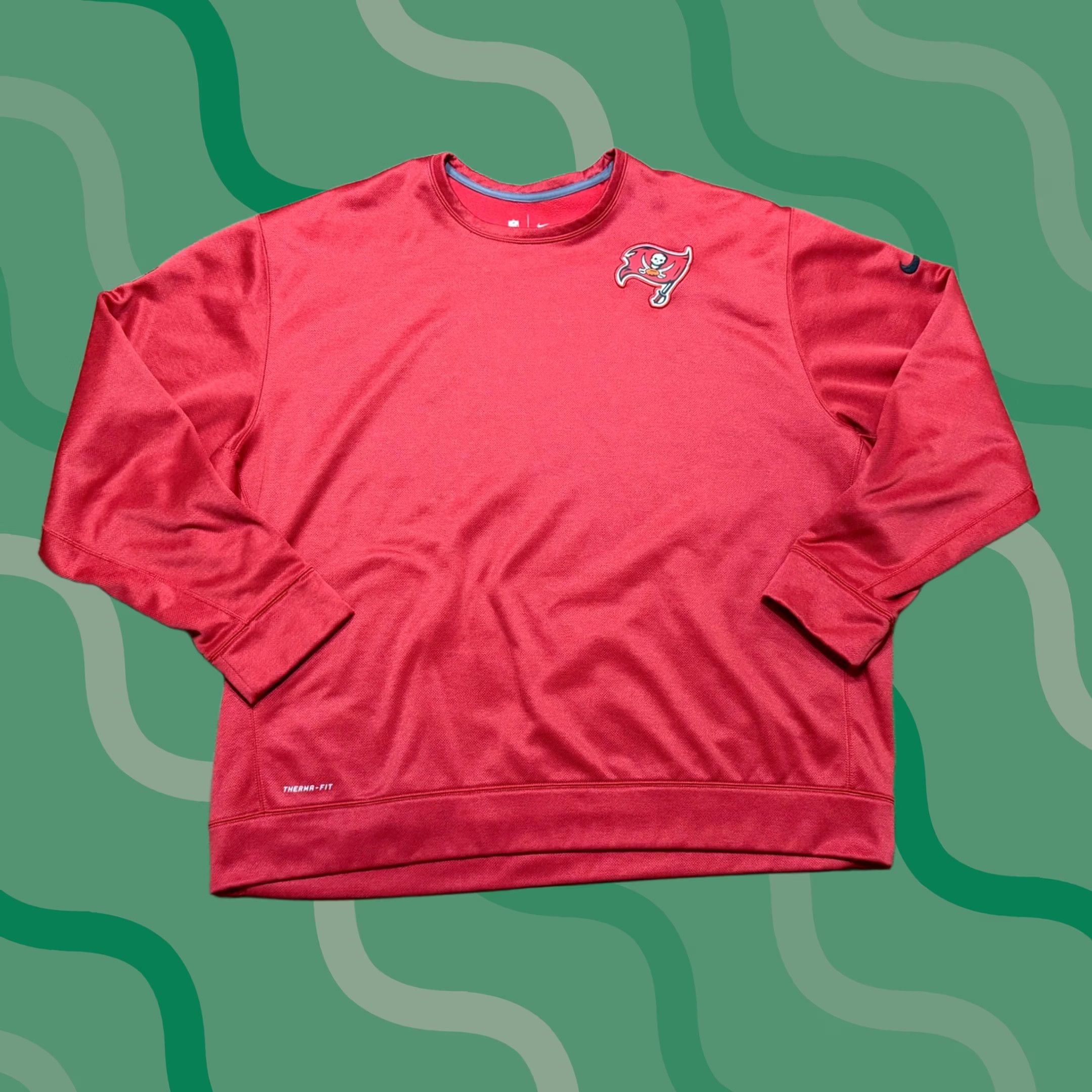 Nike Nike Tampa Bay Buccaneers On Field Player Issued Therma-FIT Red Pullover Sz 4XL Size US XXL / EU 58 / 5 - 1 Thumbnail