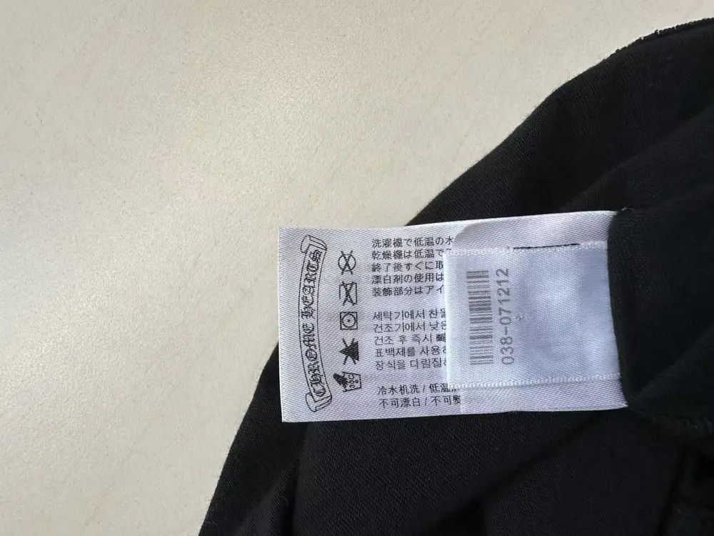 Chrome Hearts Chrome Hearts Black Scroll Long Sleeve T-Shirt Size US L / EU 52-54 / 3 - 12 Thumbnail