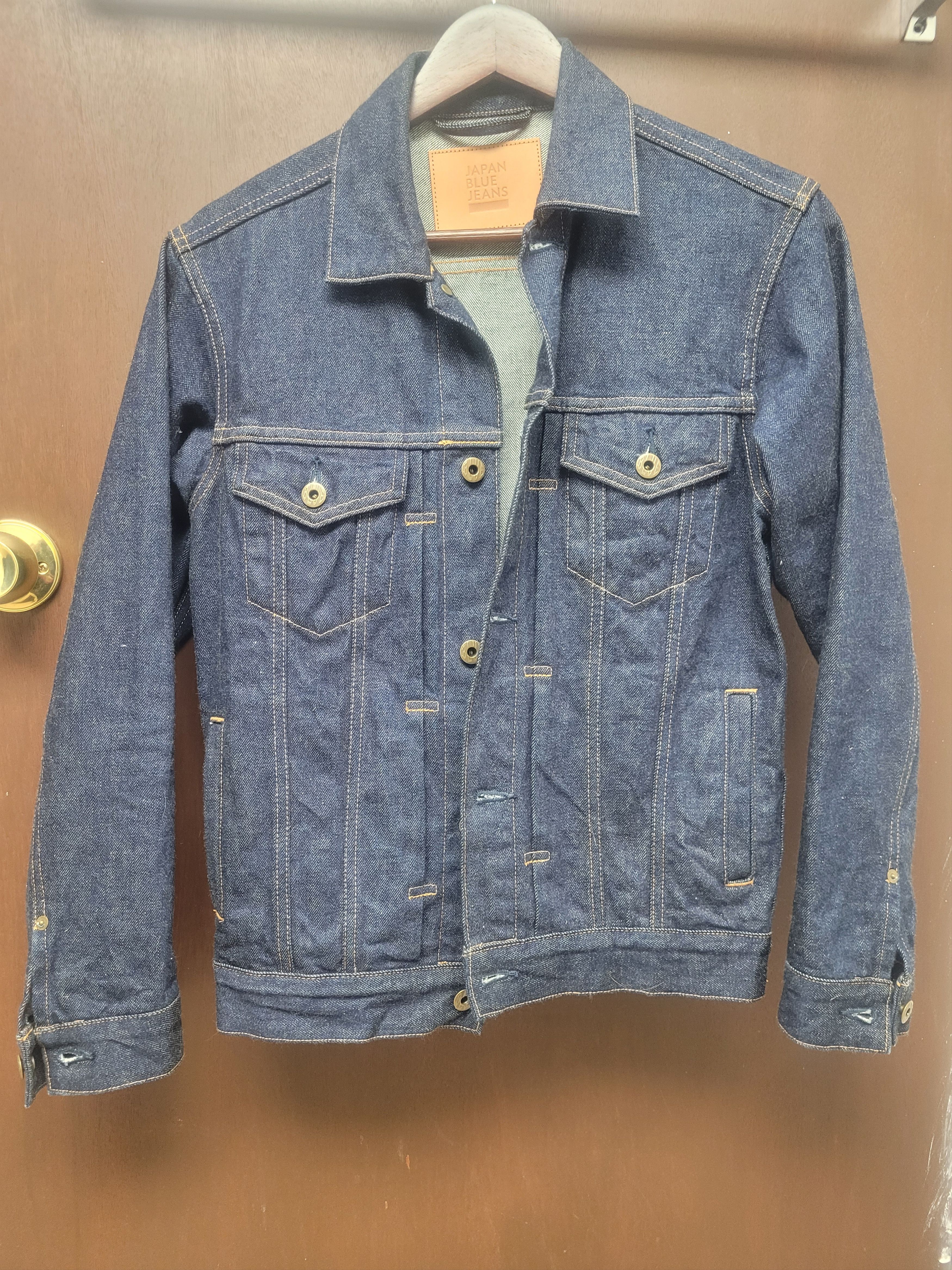 Japan Blue J38630J01 13.5oz Côte d'Ivoire Selvedge Denim Jacket Size US XS / EU 42 / 0 - 1 Thumbnail