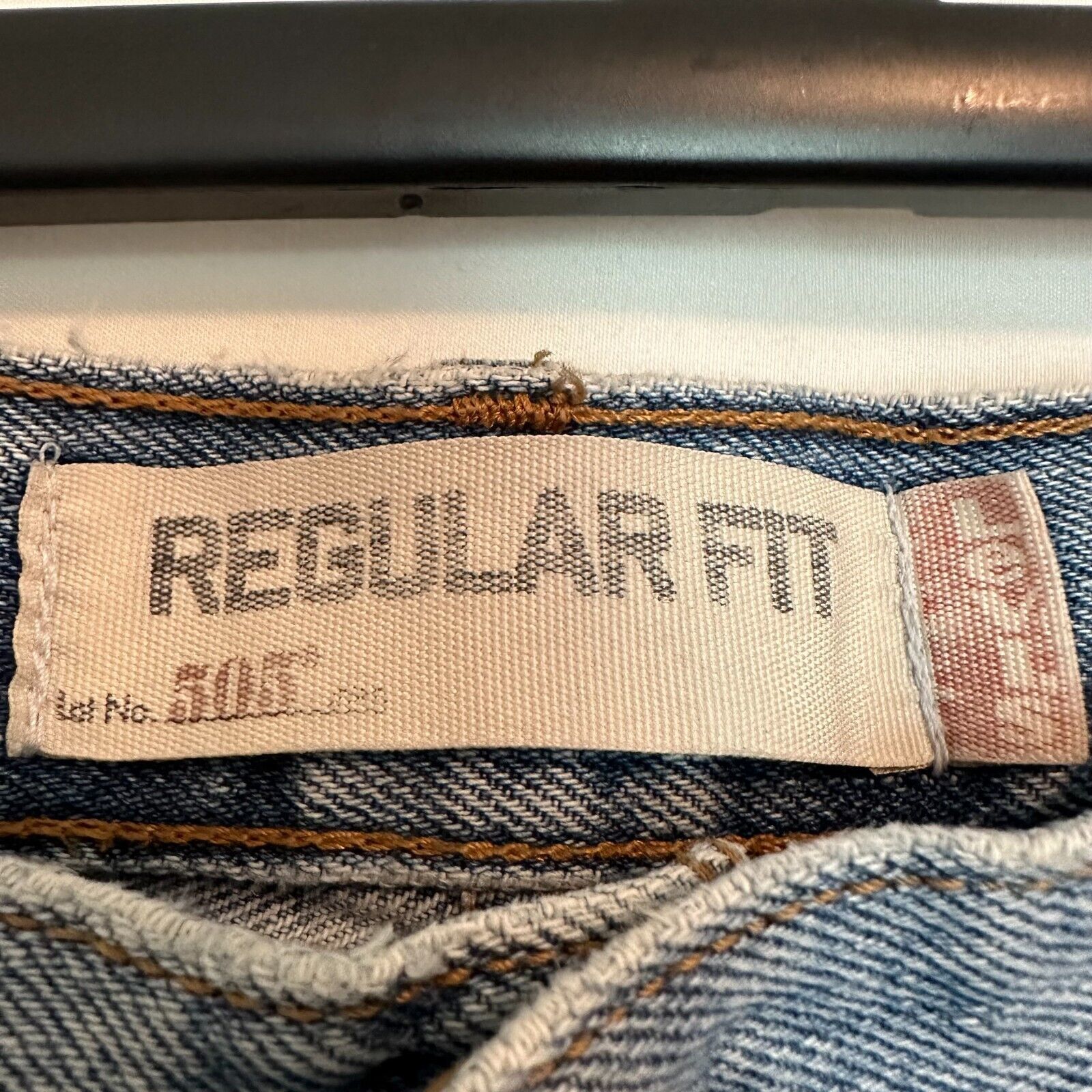 Levi's LEVIS 505, 40x30 Regular fit, Blue Light fade 90s, VINTAGE Size US 40 / EU 56 - 6 Thumbnail