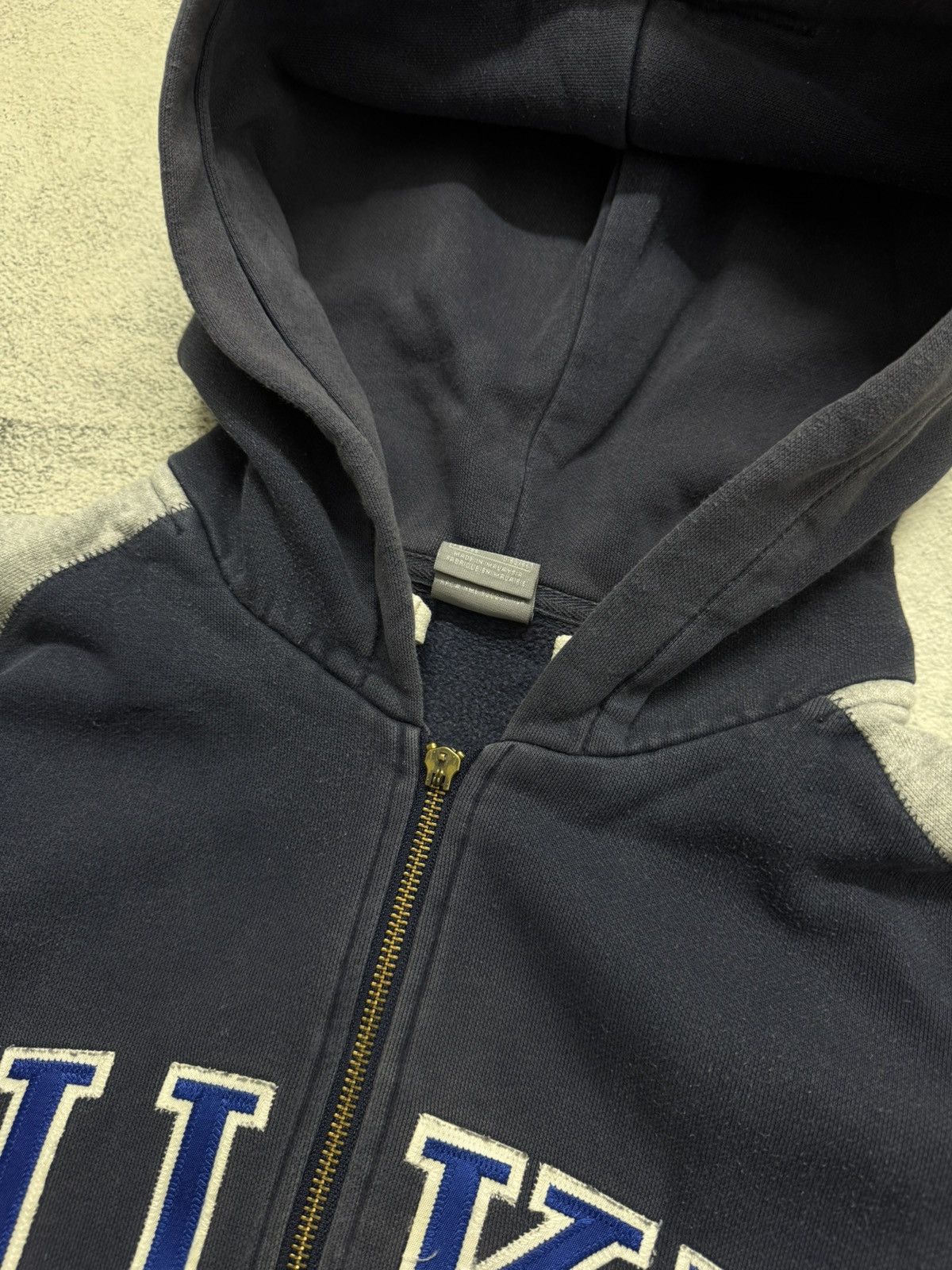Nike Vintage Y2k Faded 🔥 Nike Zip Hoodie Spell Out Big Logo 00’s Size US L / EU 52-54 / 3 - 11 Thumbnail